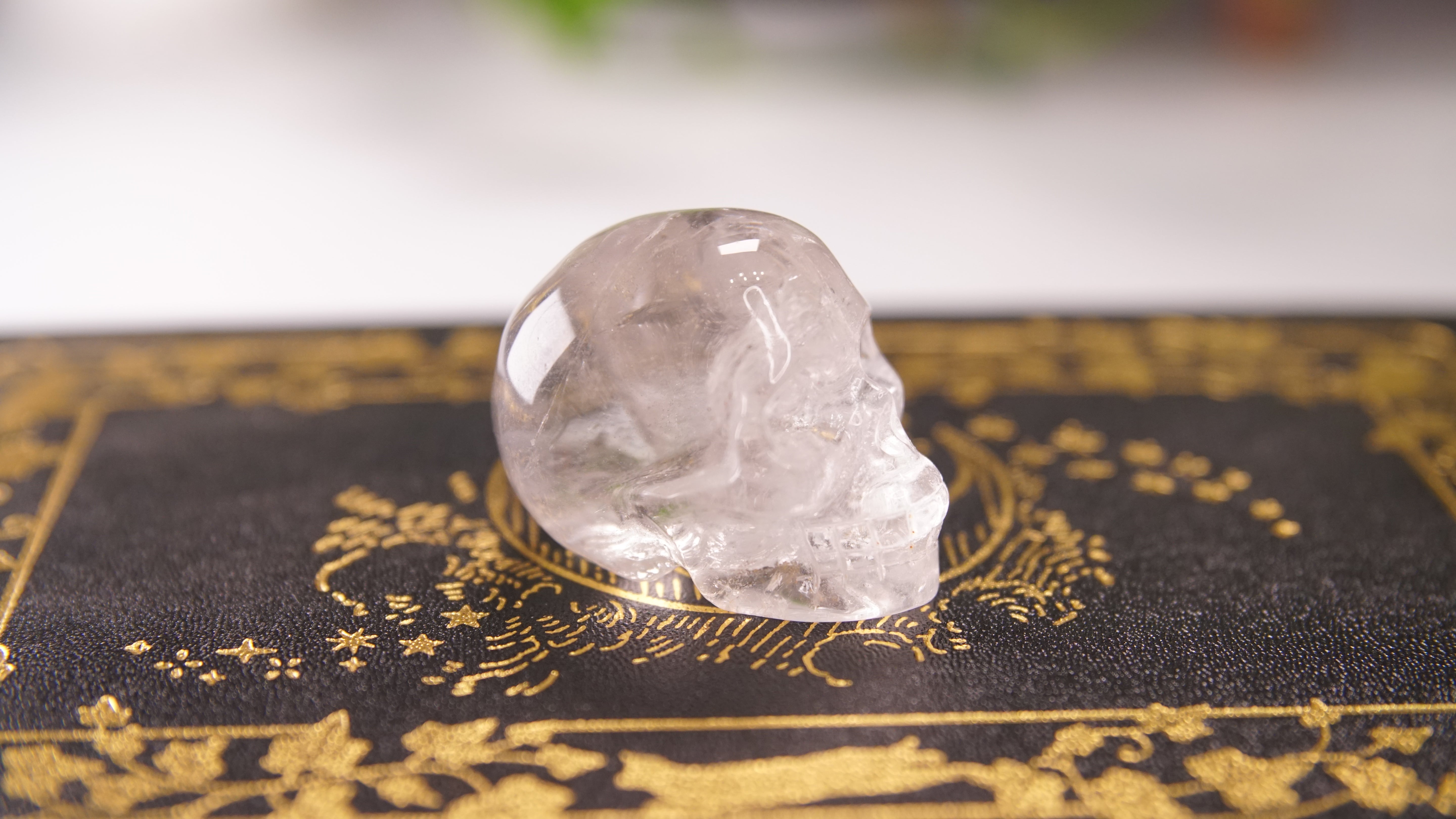 High Quality Clear Quartz With Inclusions Crystal Carving