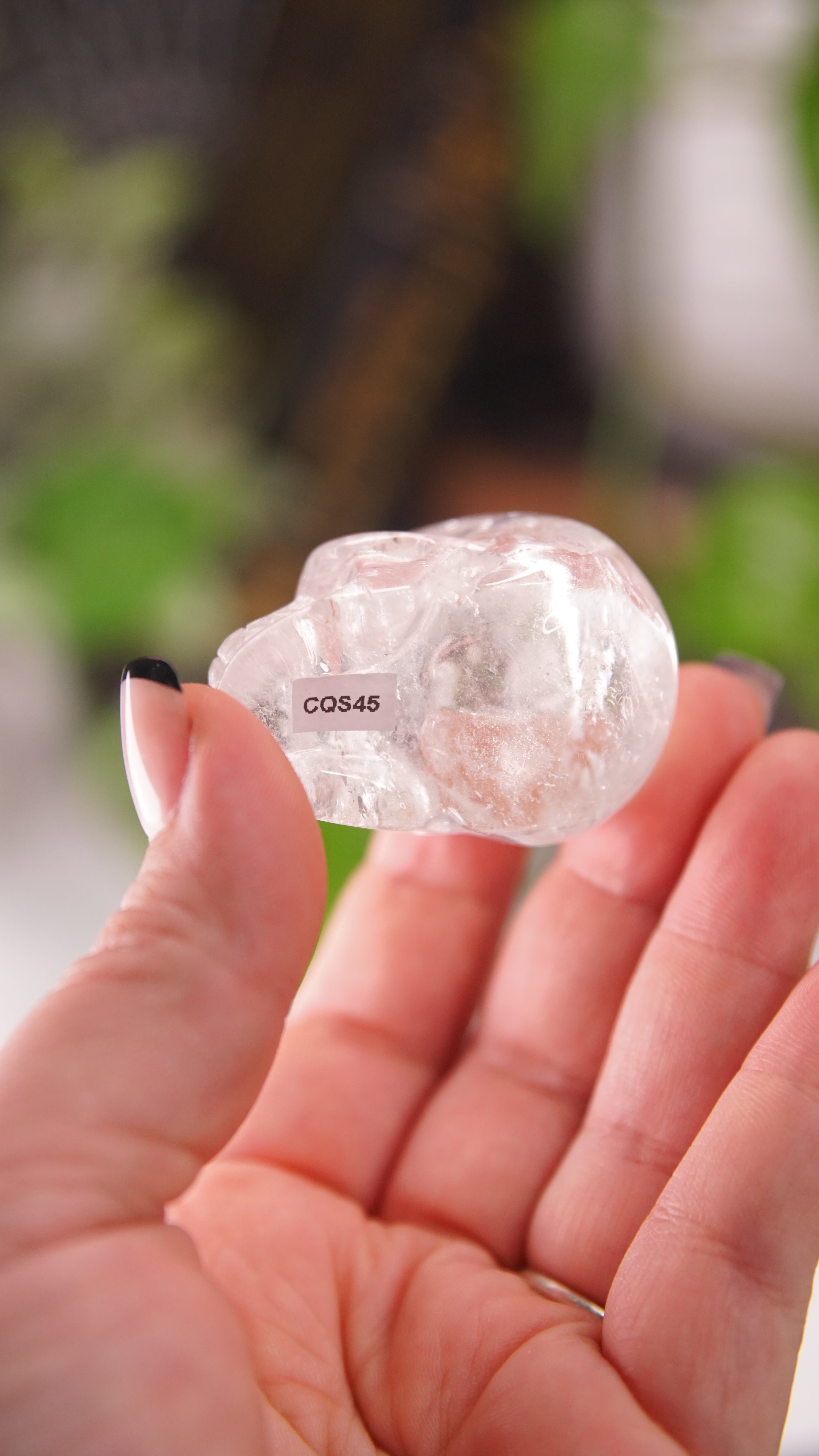 High Quality Clear Quartz With Inclusions Crystal Carving
