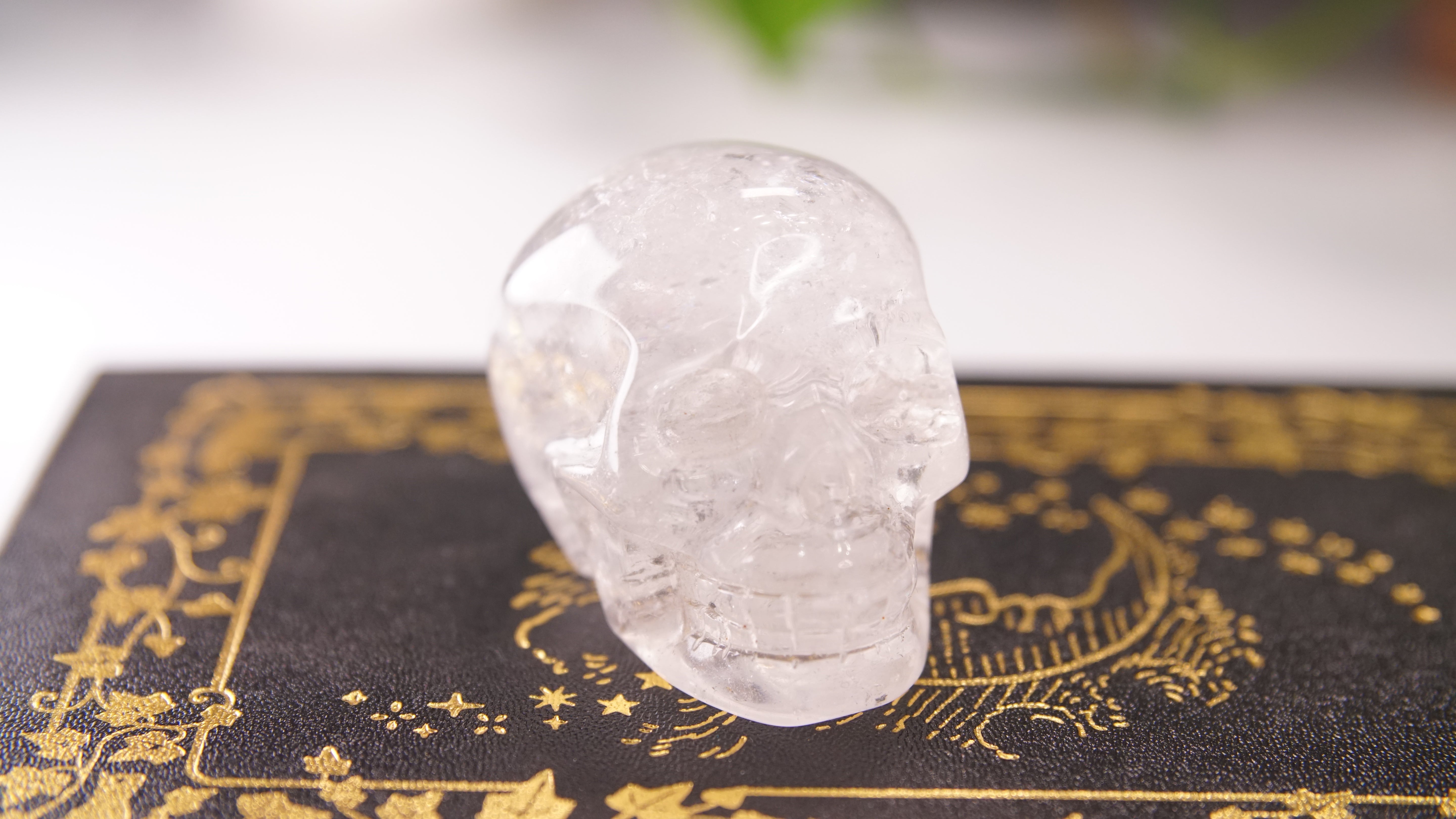 High Quality Clear Quartz With Inclusions Crystal Carving