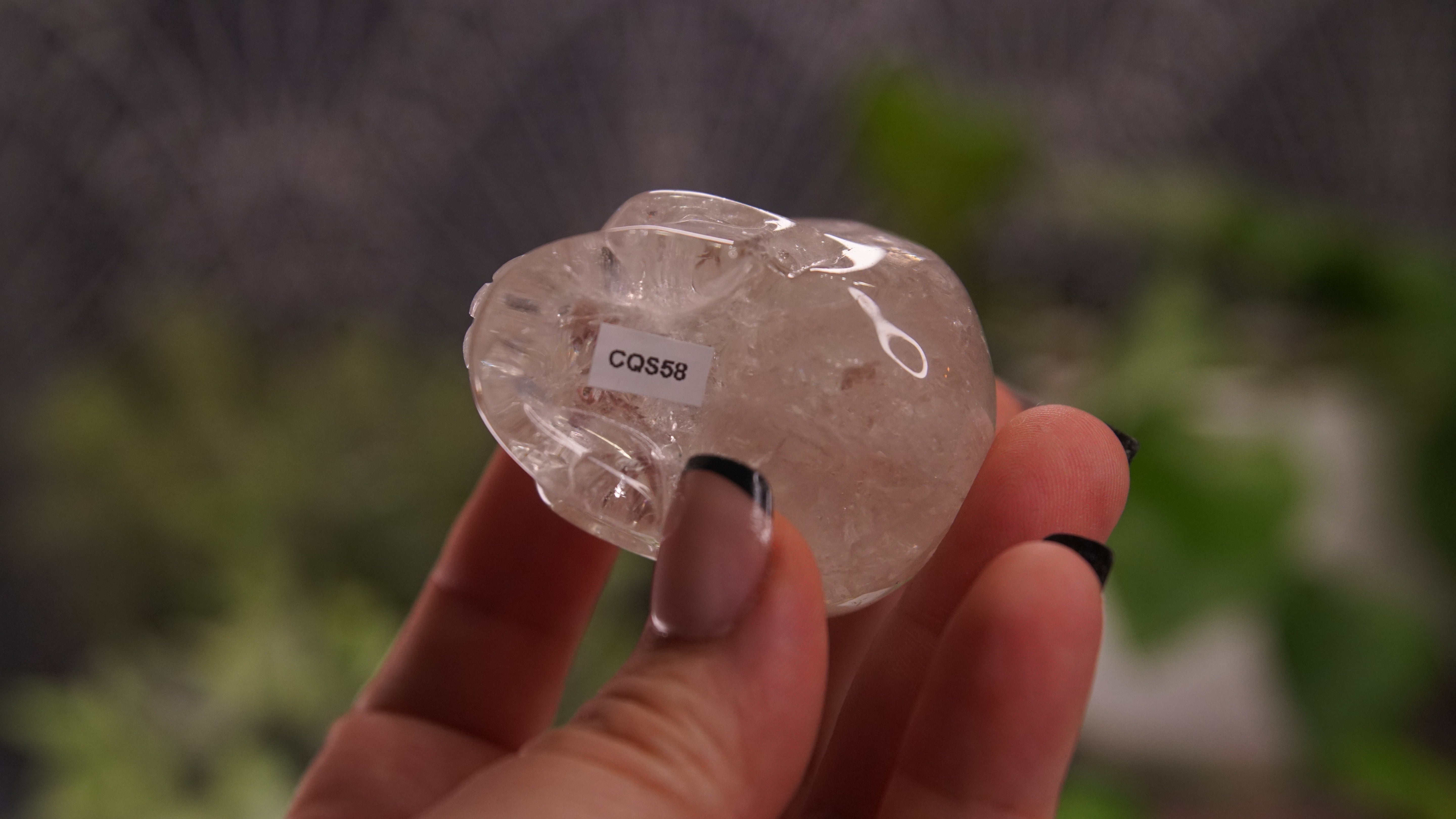 High Quality Clear Quartz With Inclusions Crystal Carving