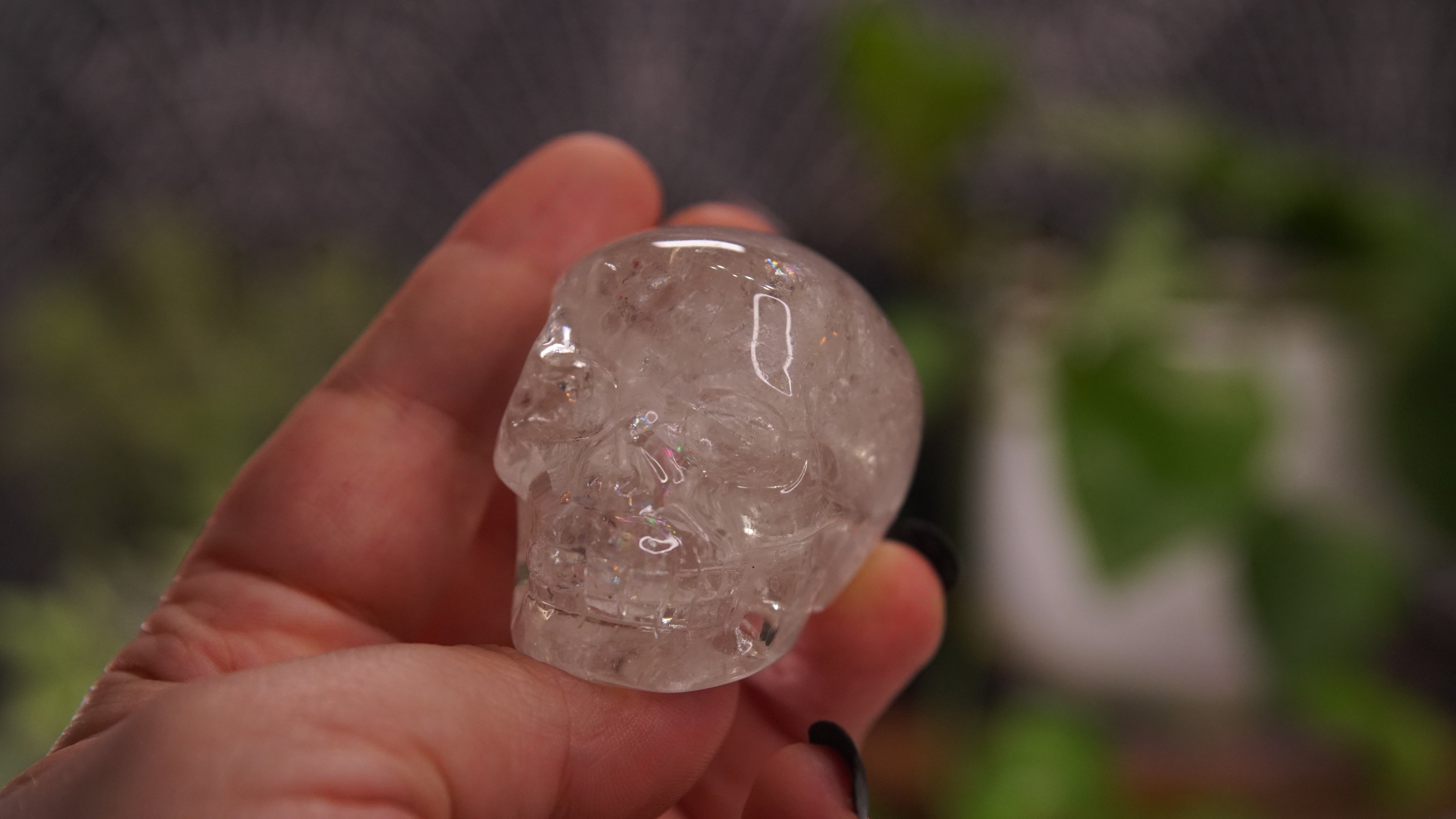 High Quality Clear Quartz With Inclusions Crystal Carving