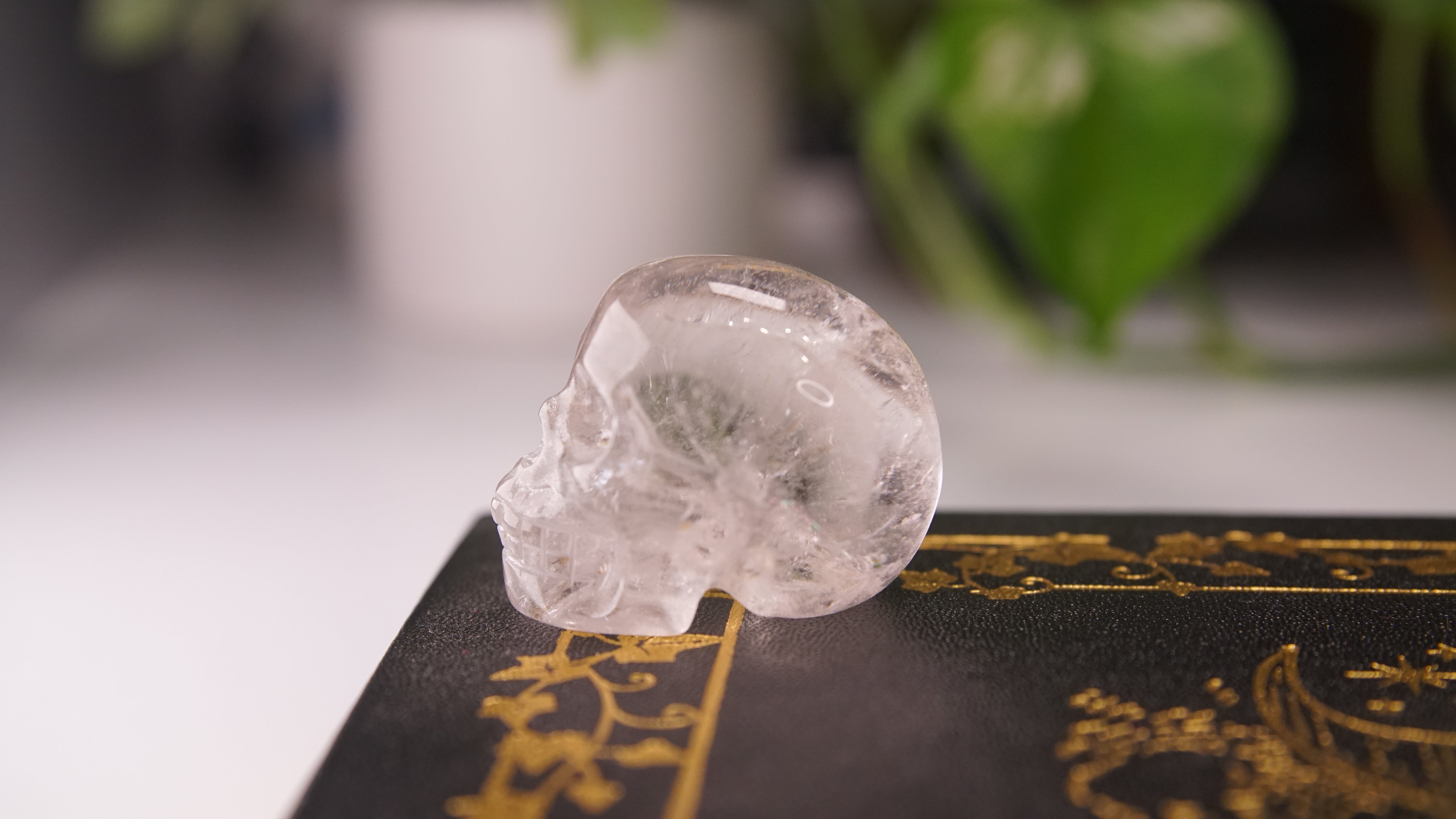 High Quality Clear Quartz With Inclusions Crystal Carving