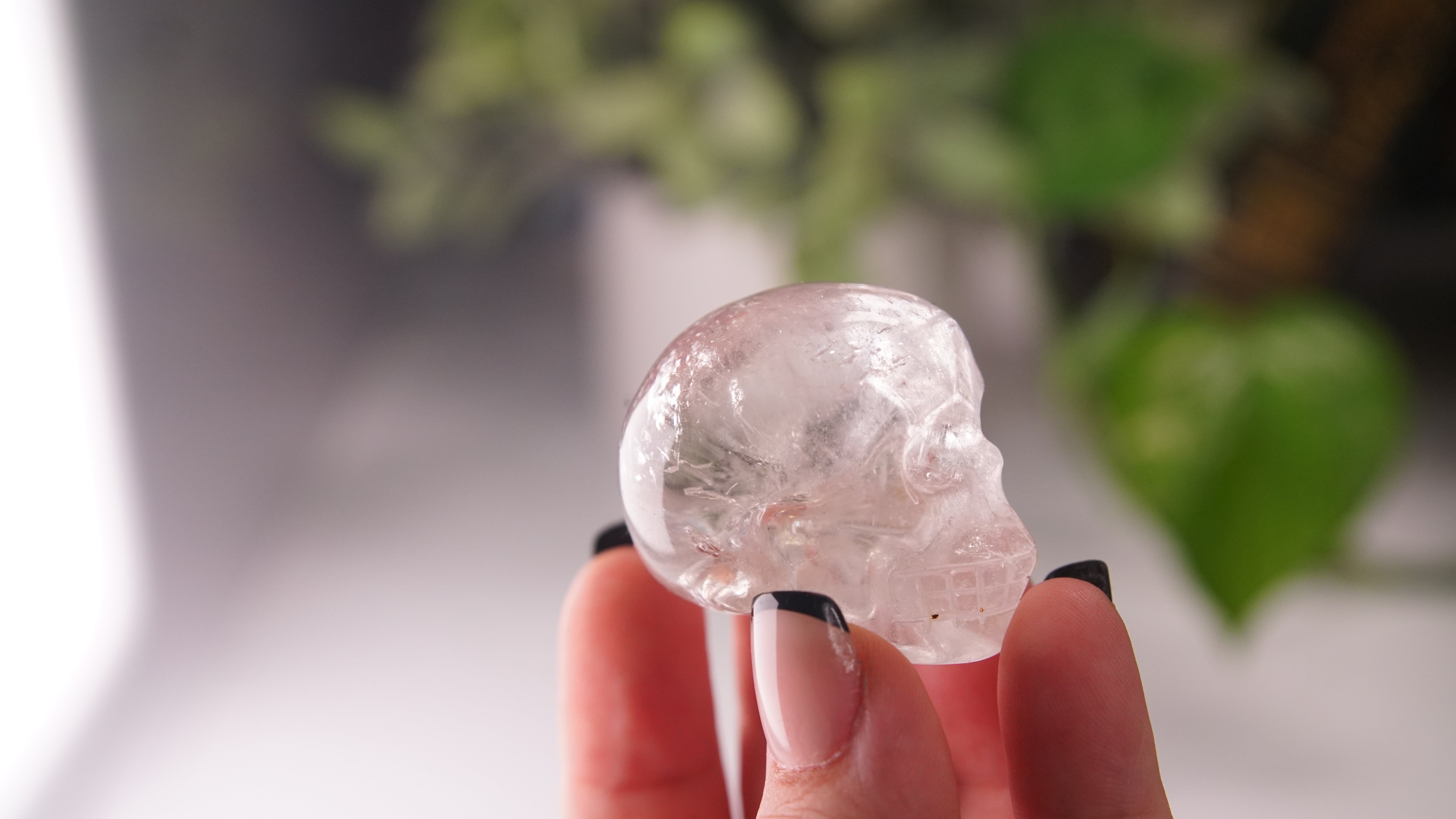 High Quality Clear Quartz With Inclusions Crystal Carving