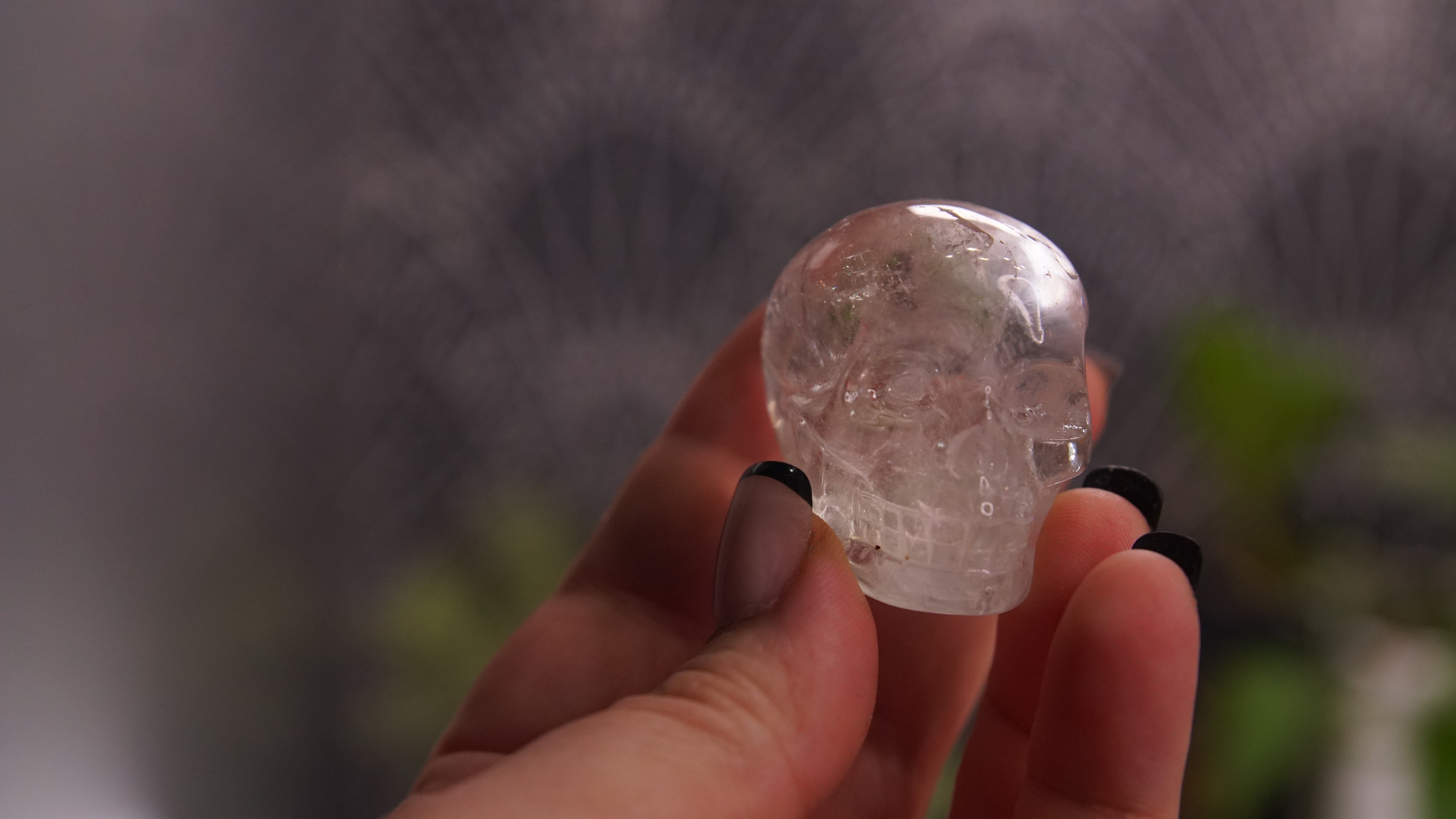 High Quality Clear Quartz With Inclusions Crystal Carving