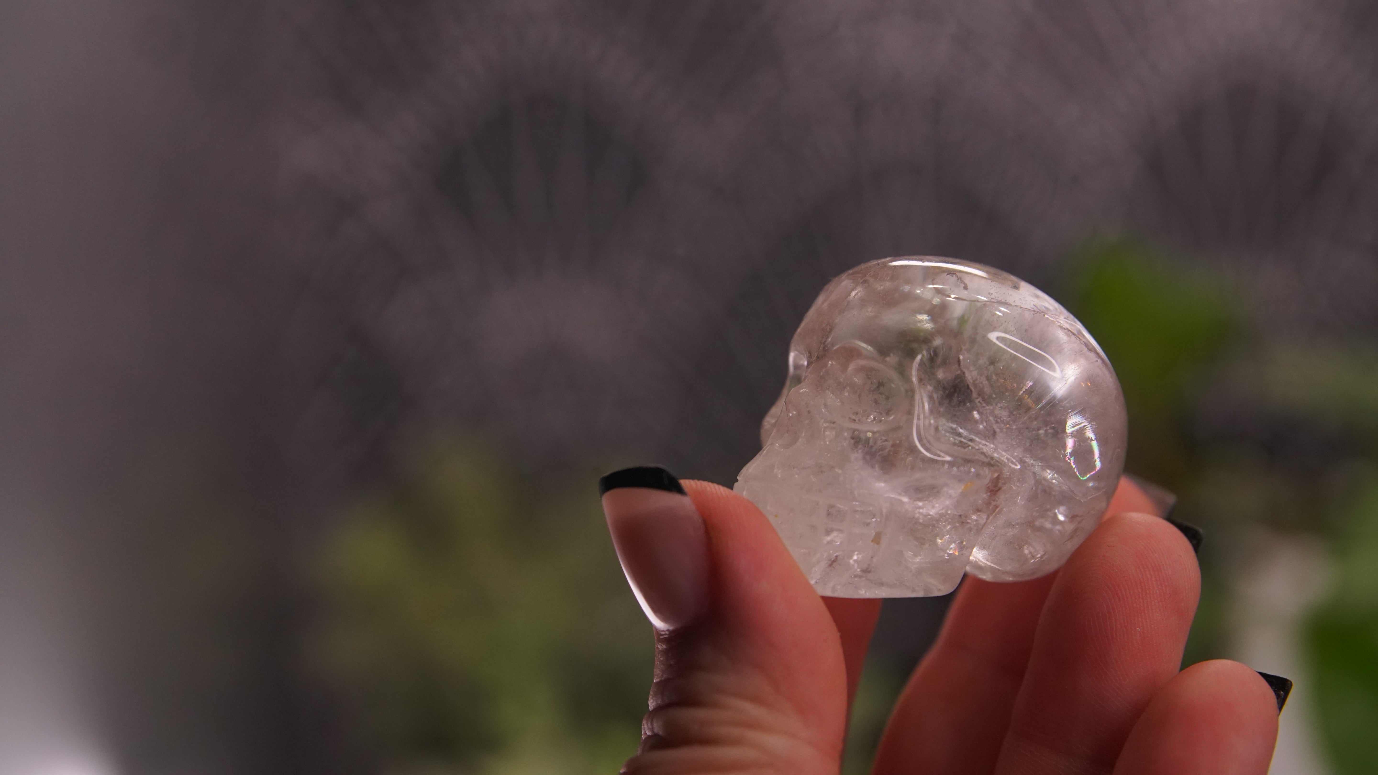 High Quality Clear Quartz With Inclusions Crystal Carving