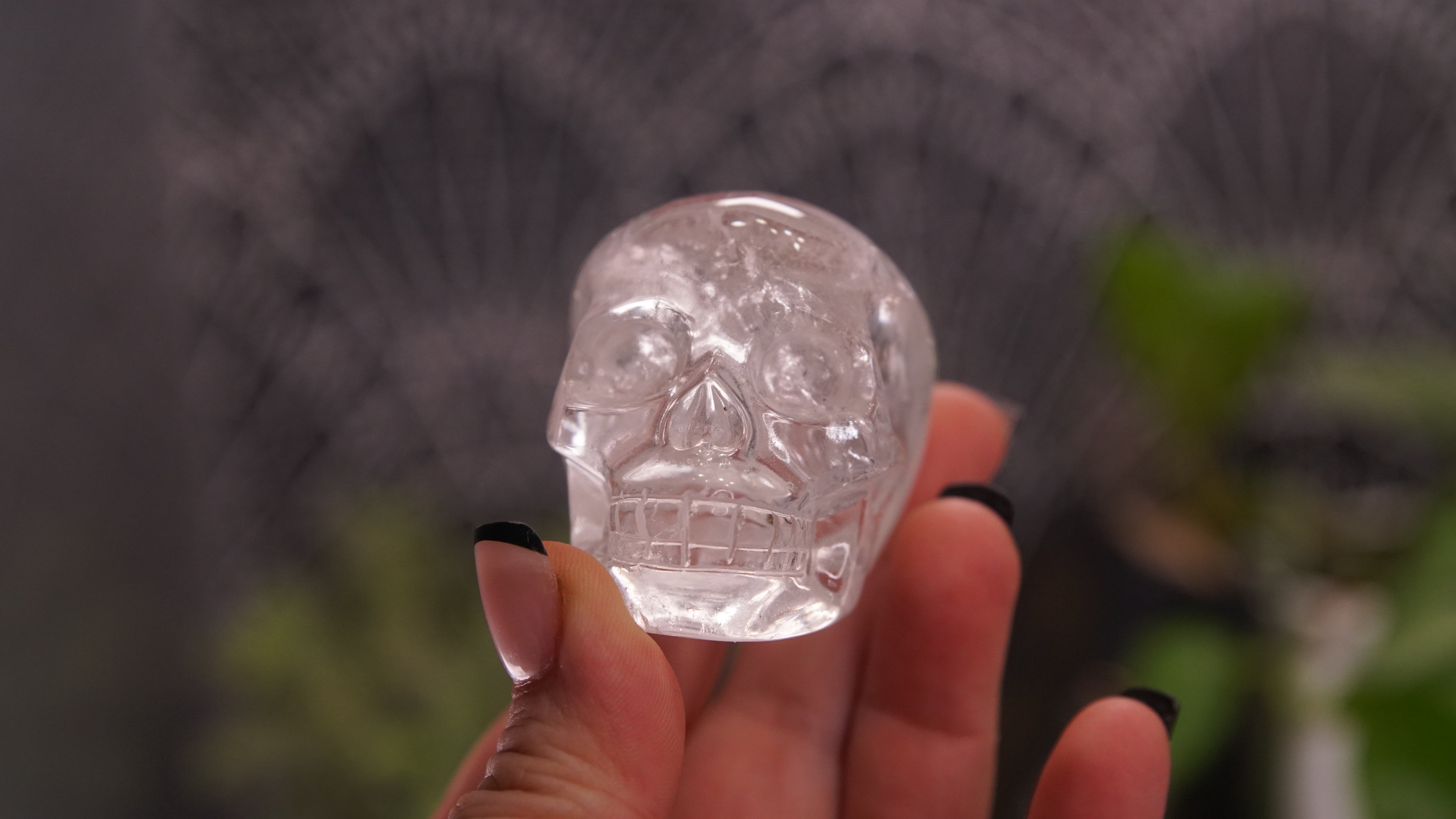 High Quality Clear Quartz With Inclusions Crystal Carving