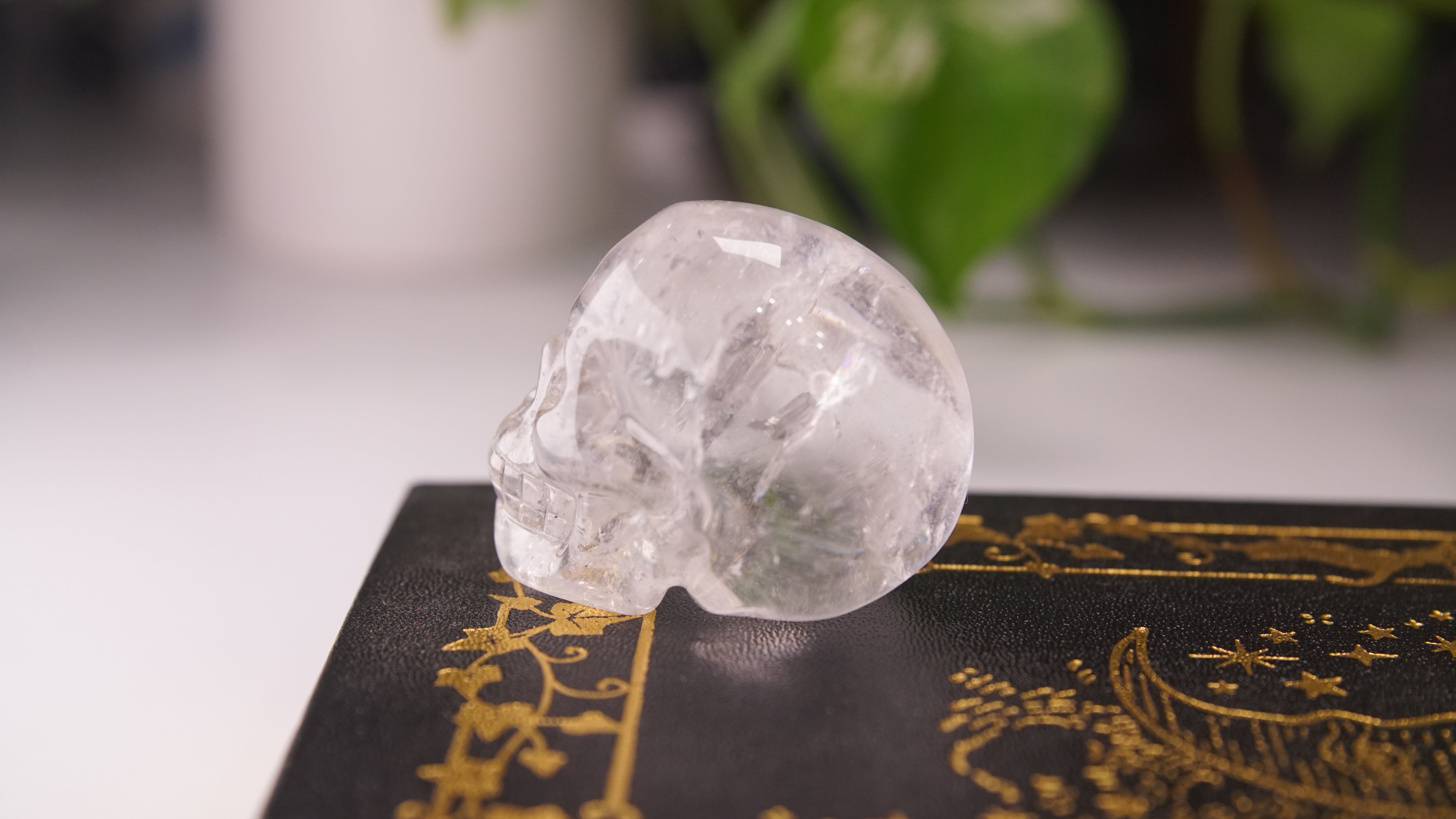 High Quality Clear Quartz With Inclusions Crystal Carving