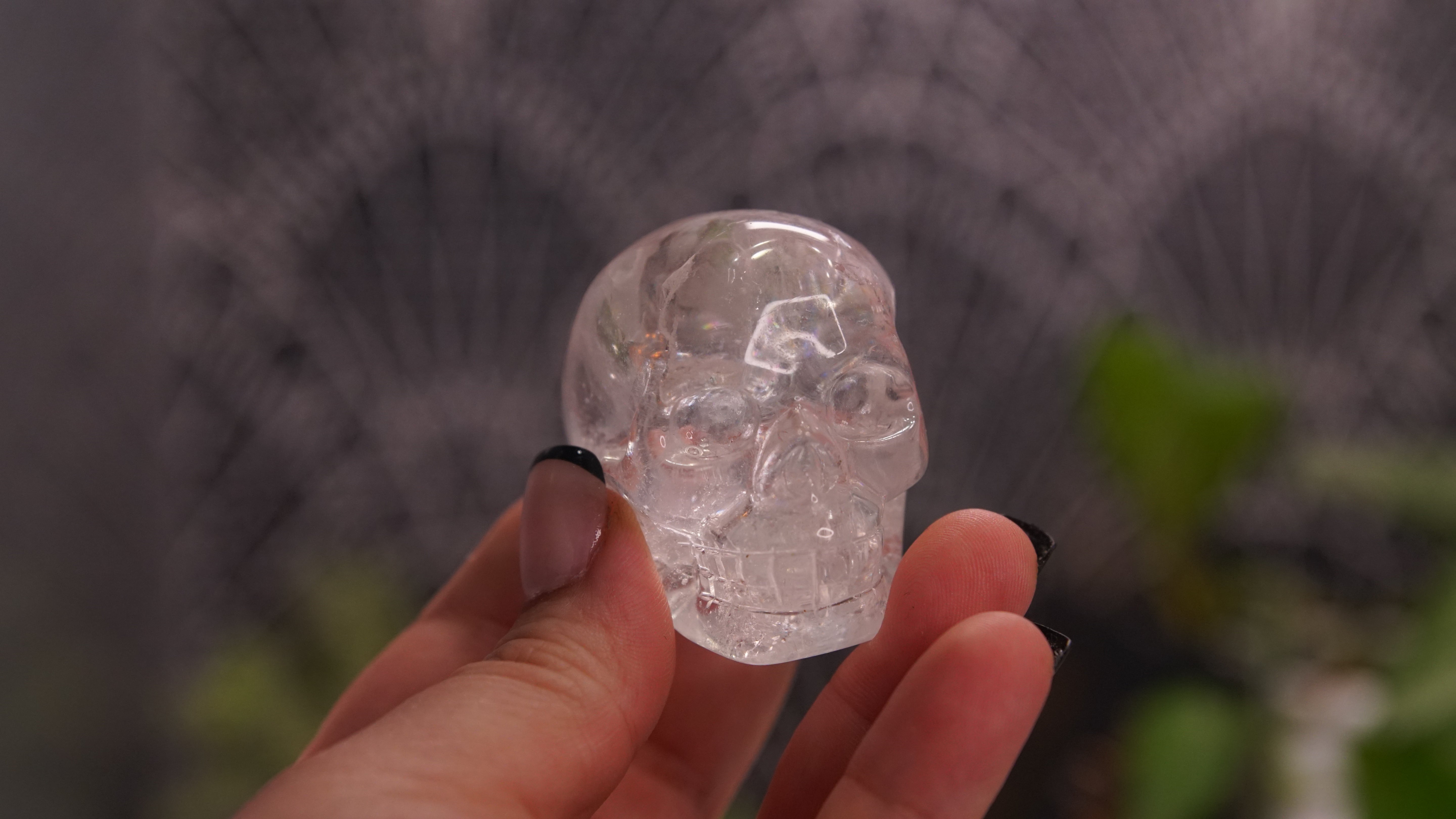 High Quality Clear Quartz With Inclusions Crystal Carving