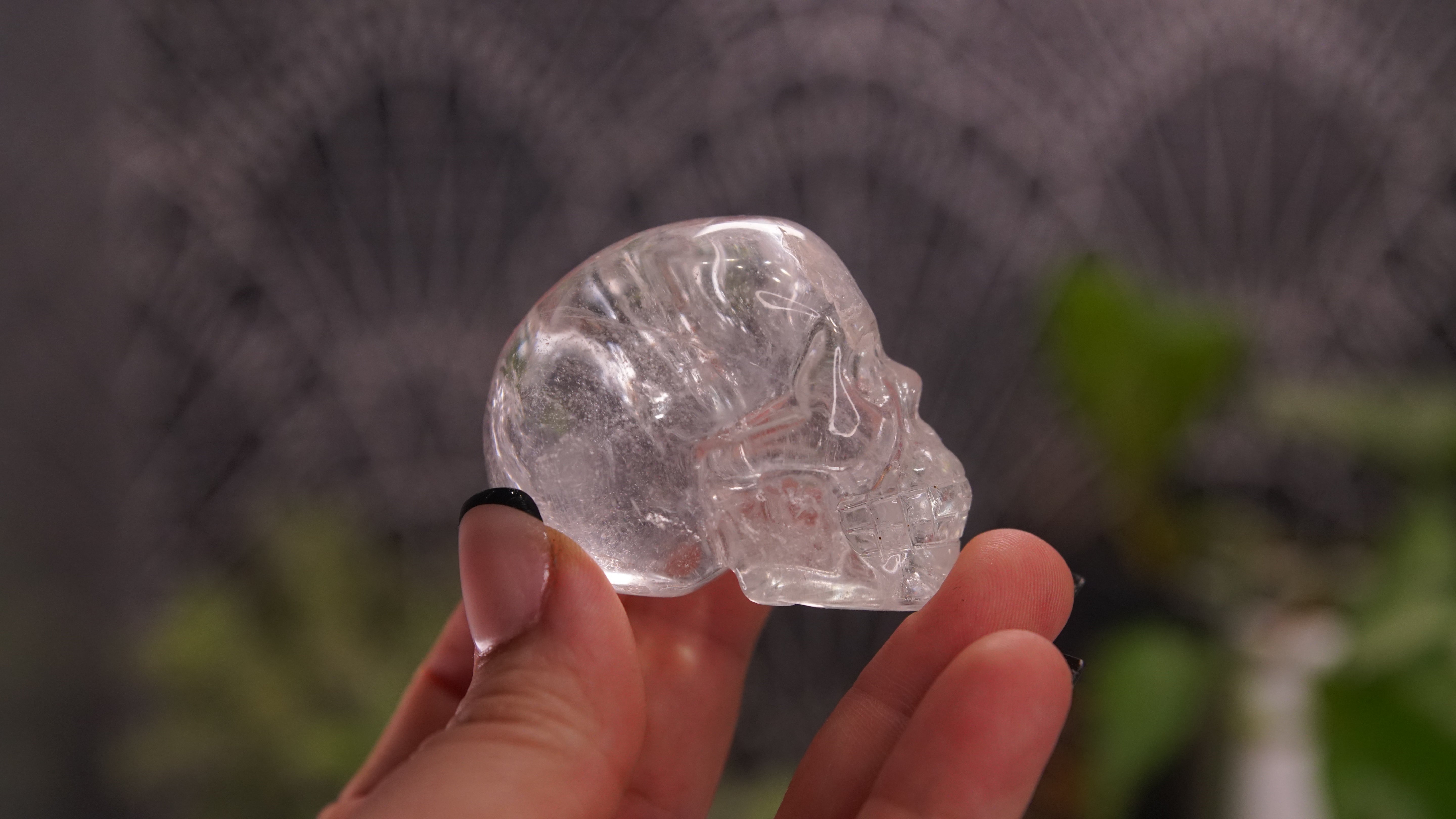 High Quality Clear Quartz With Inclusions Crystal Carving