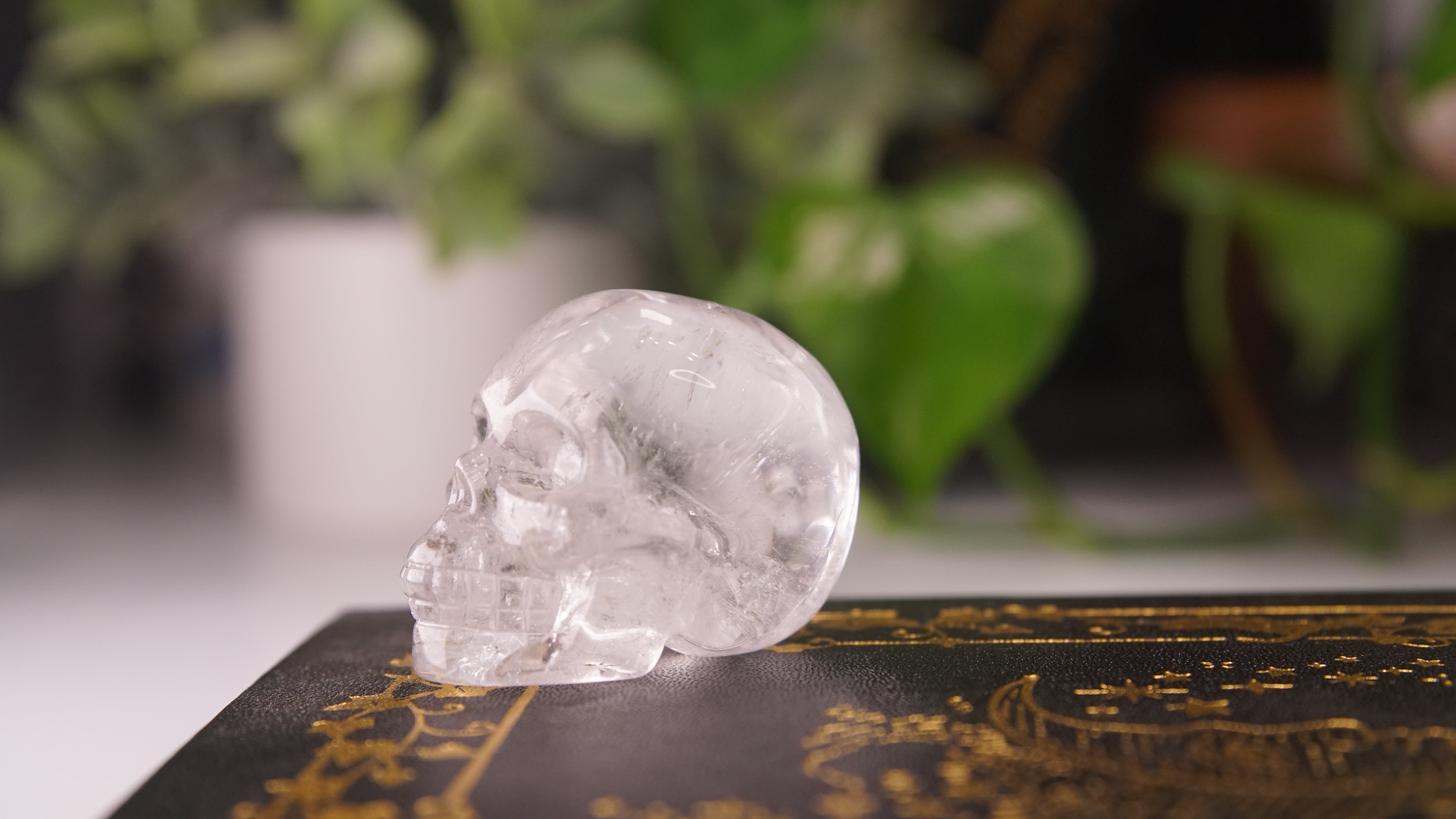 High Quality Clear Quartz With Inclusions Crystal Carving