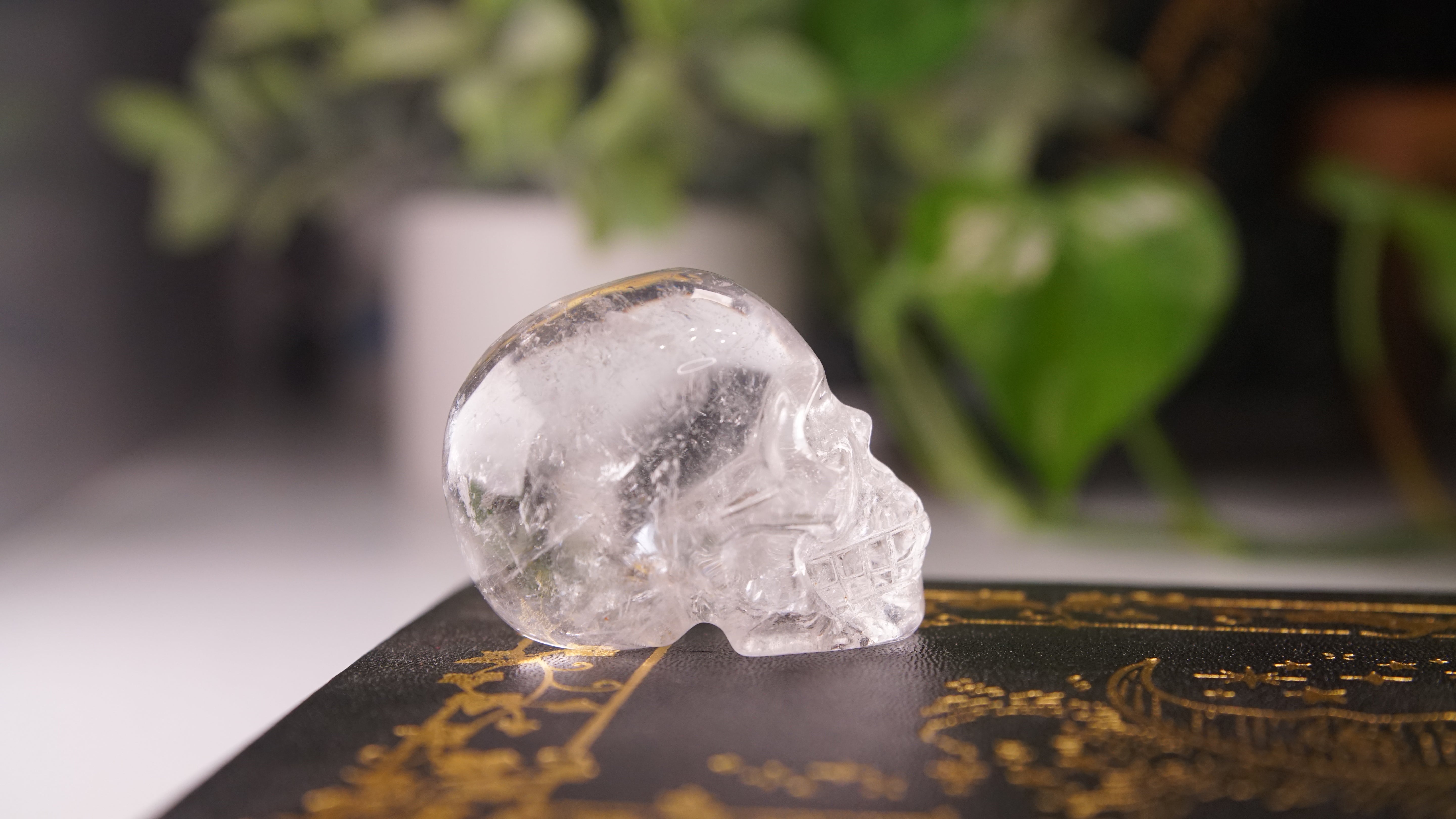 High Quality Clear Quartz With Inclusions Crystal Carving