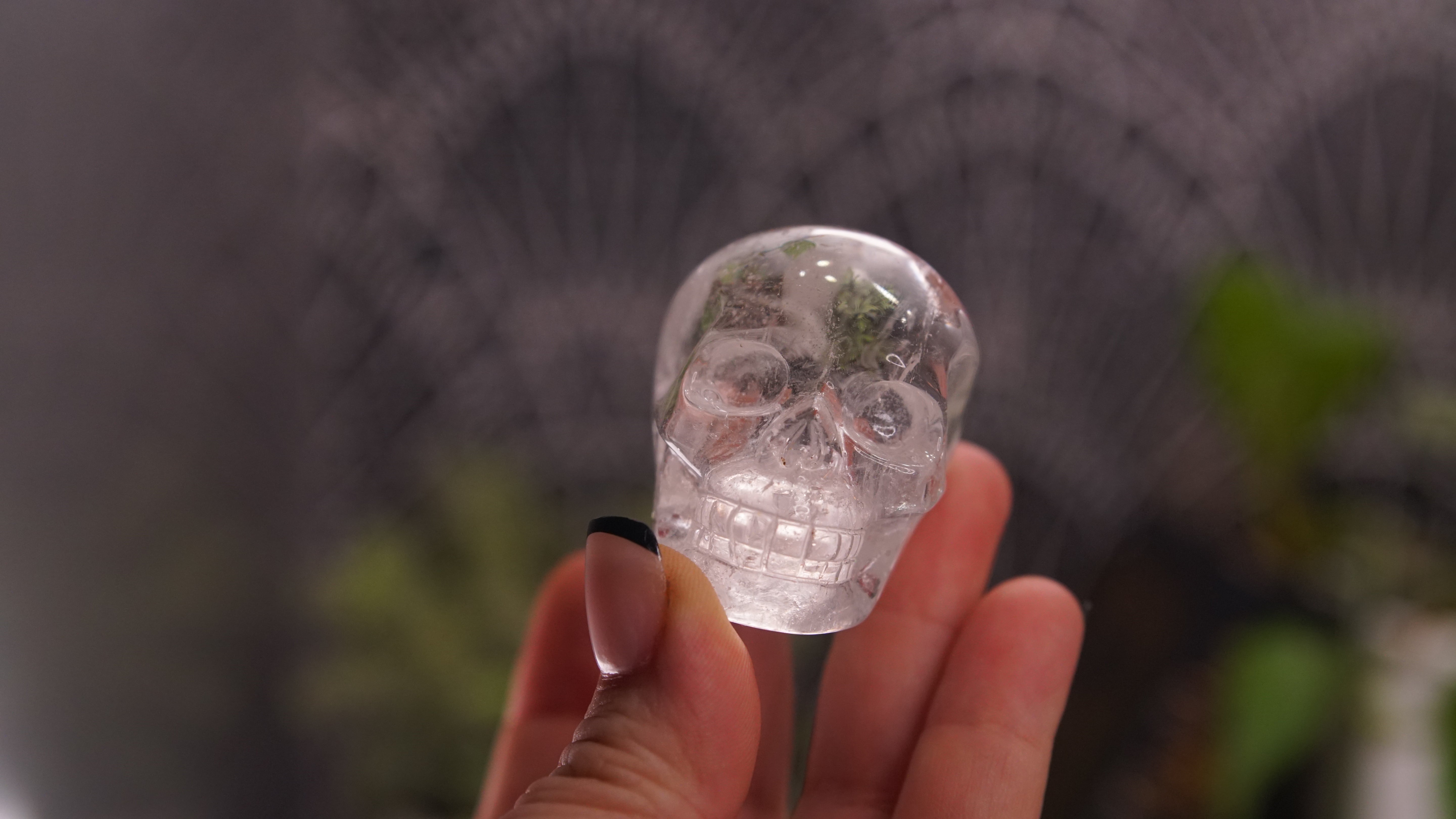 High Quality Clear Quartz With Inclusions Crystal Carving