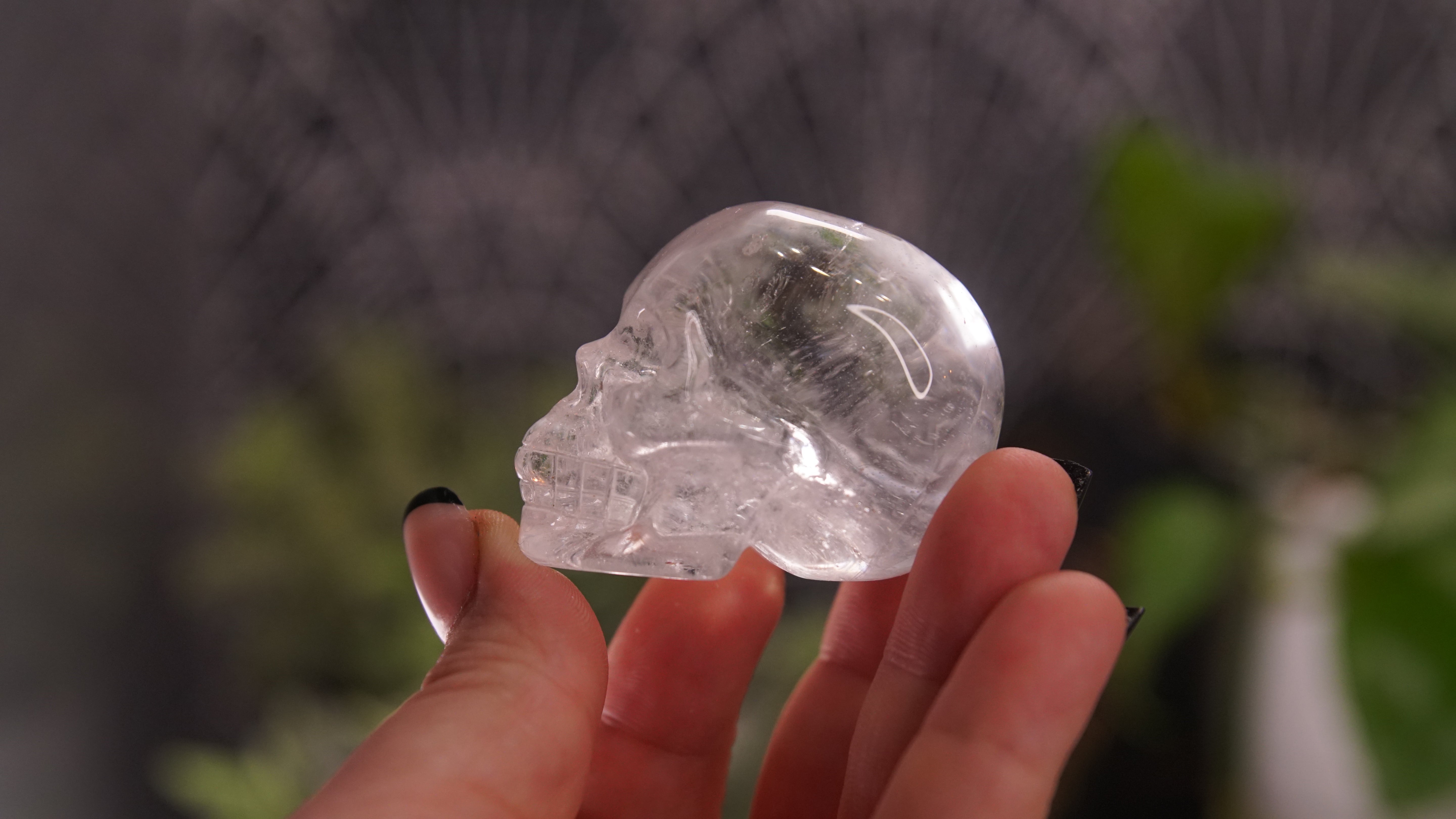 High Quality Clear Quartz With Inclusions Crystal Carving