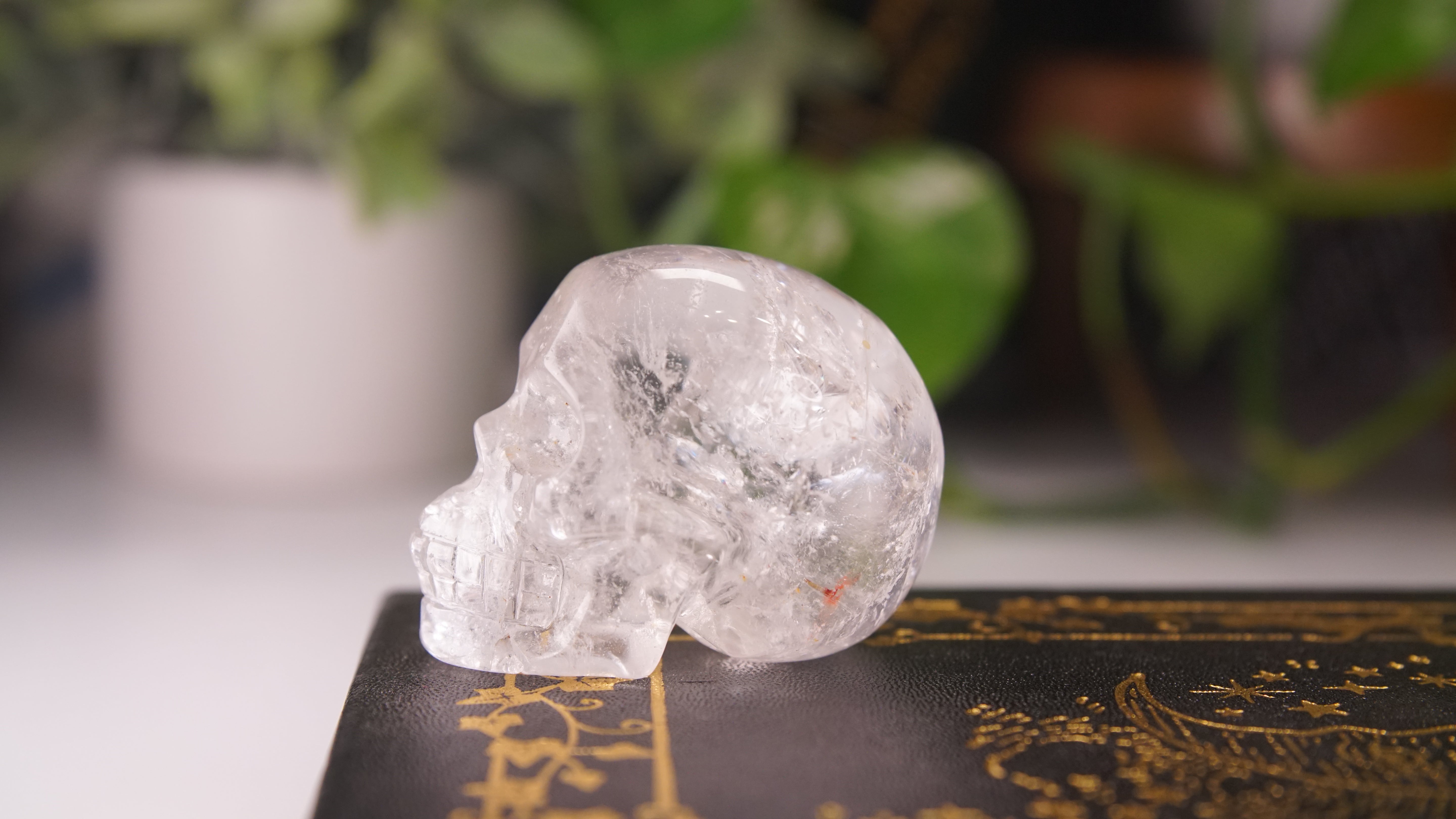 High Quality Clear Quartz With Inclusions Crystal Carving