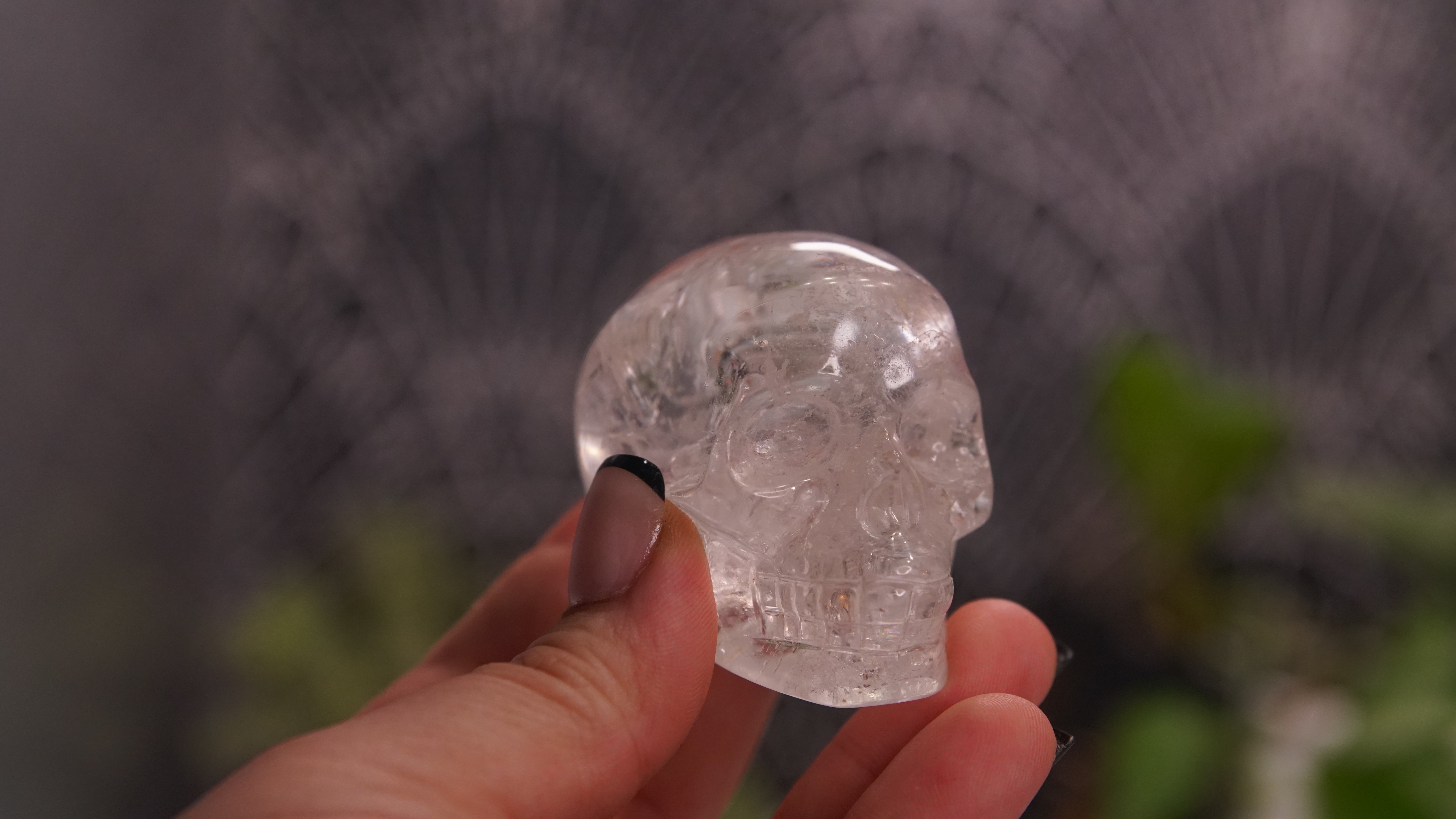 High Quality Clear Quartz With Inclusions Crystal Carving
