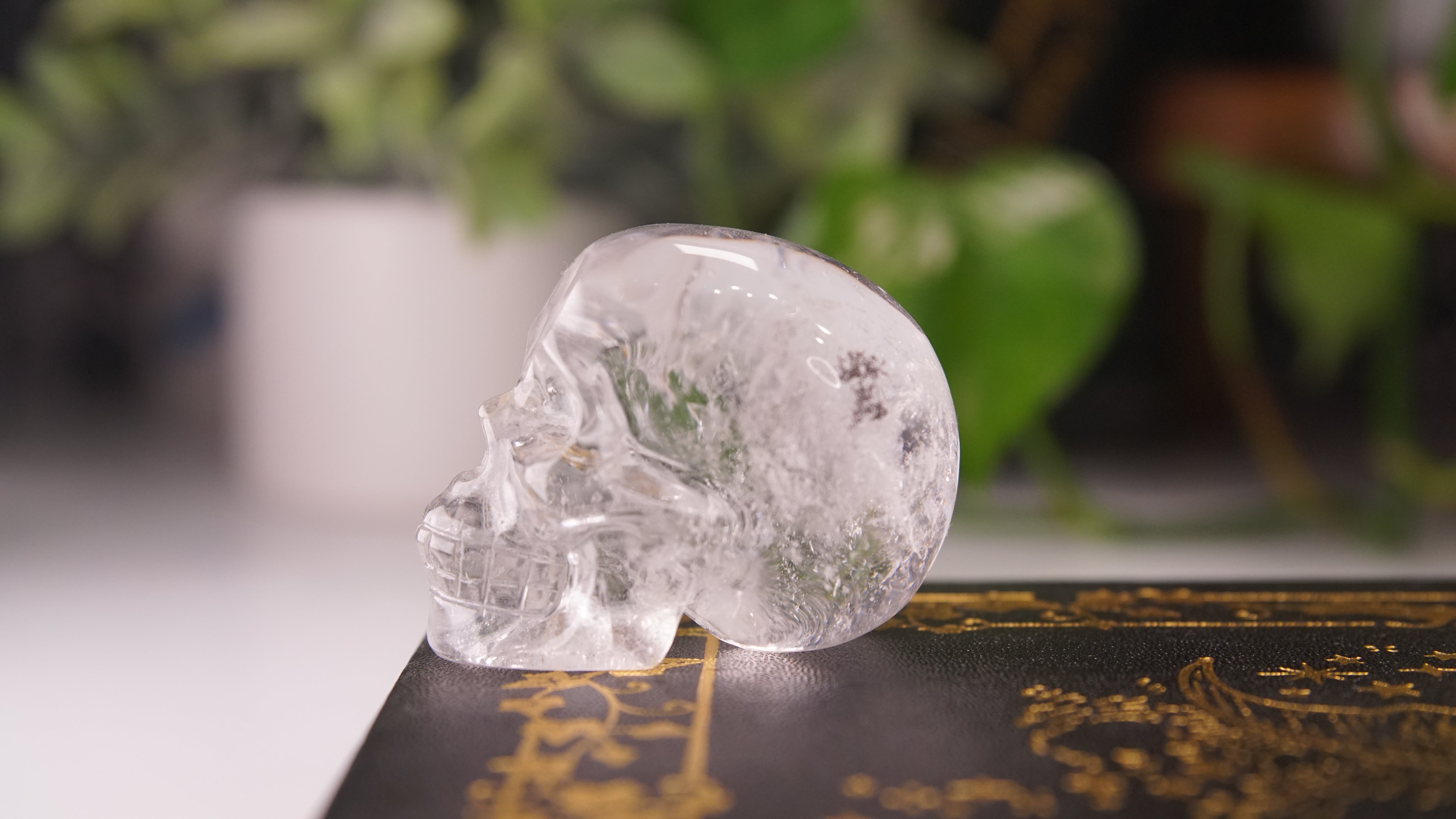 High Quality Clear Quartz With Inclusions Crystal Carving