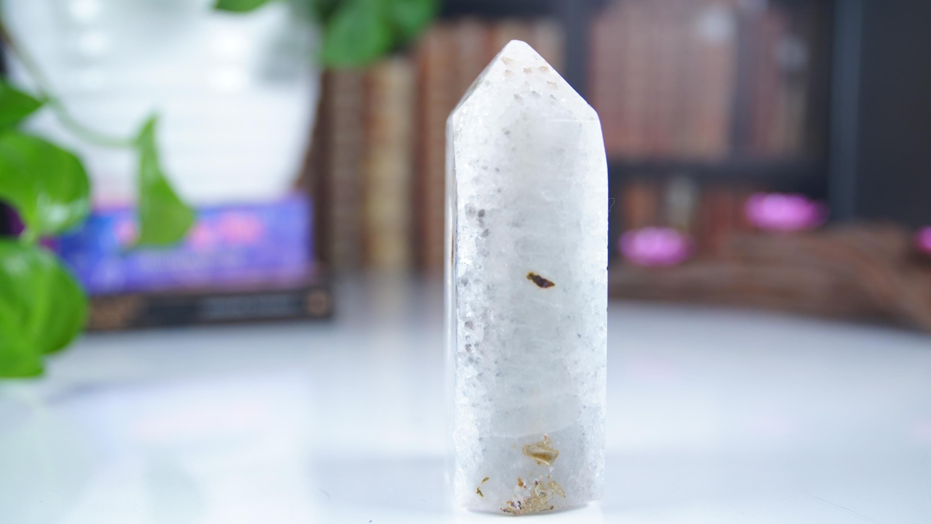 DRUZY Agate Large Tower Banded Agate Amethyst Stone Stunning Statement Piece Home Decor High Quality Large Crystal Reiki Energy Calm Balance