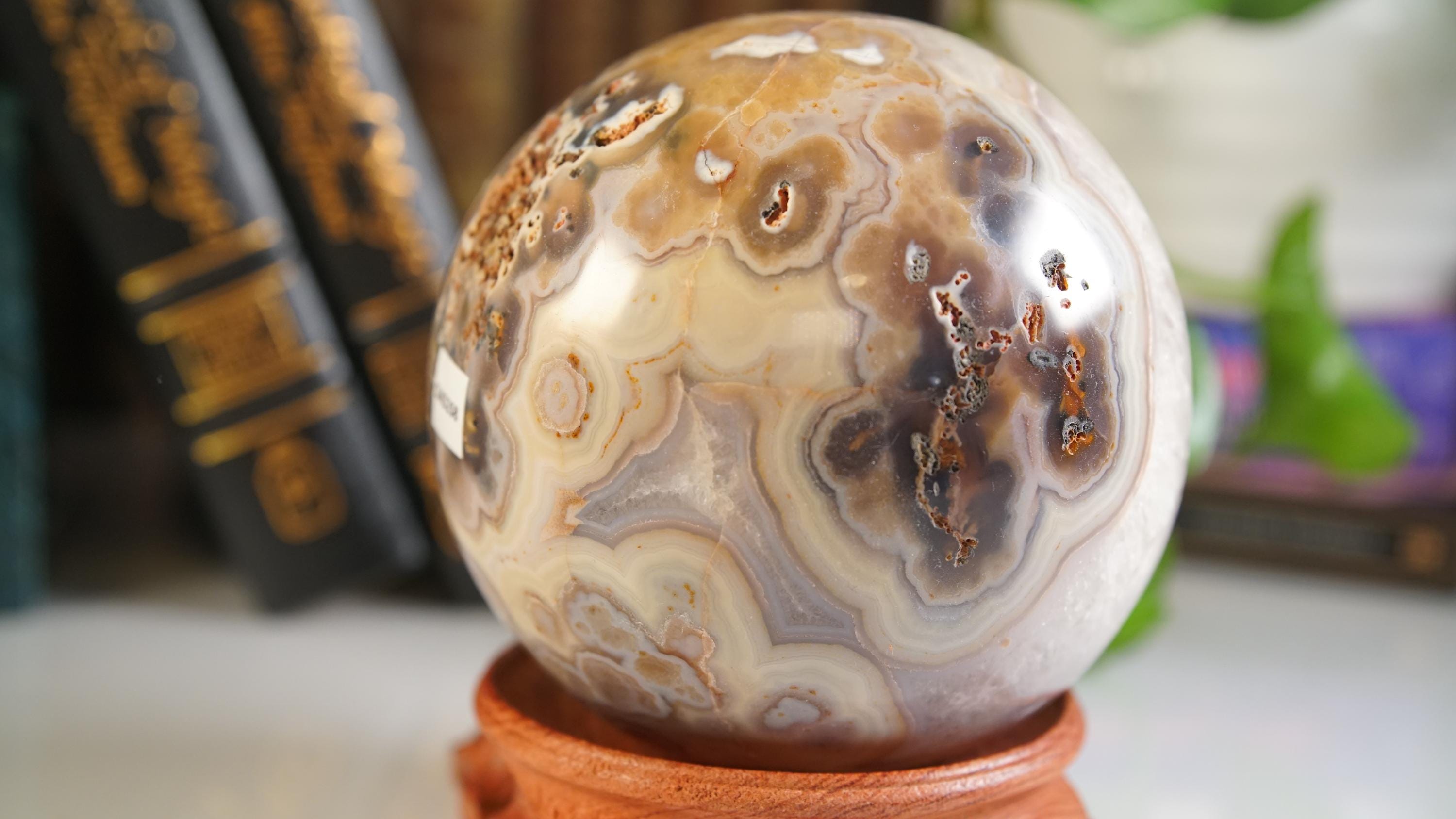 XL DRUZY Agate Large Sphere | Quartz Stone Stunning Statement Piece Home Decor High Quality Large Crystal Reiki Energy Calm Balance