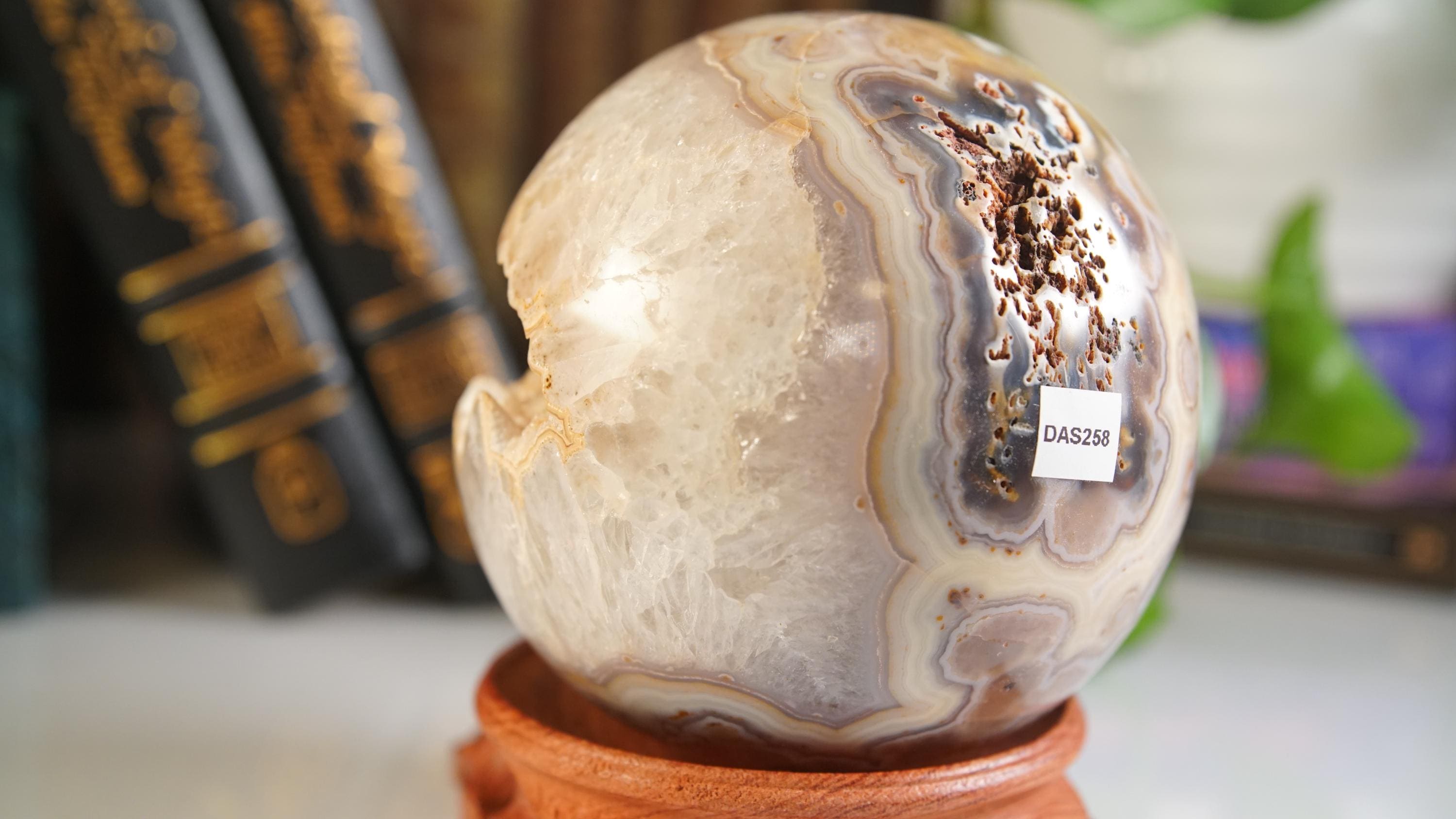 XL DRUZY Agate Large Sphere | Quartz Stone Stunning Statement Piece Home Decor High Quality Large Crystal Reiki Energy Calm Balance