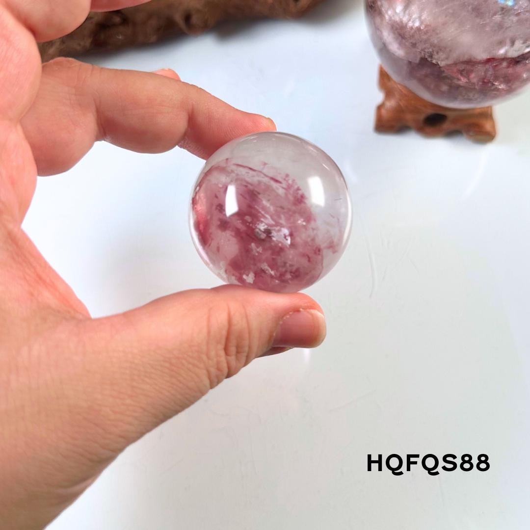 Fire Quartz Sphere | High Quality Crystal | Hematoid Quartz | US Seller