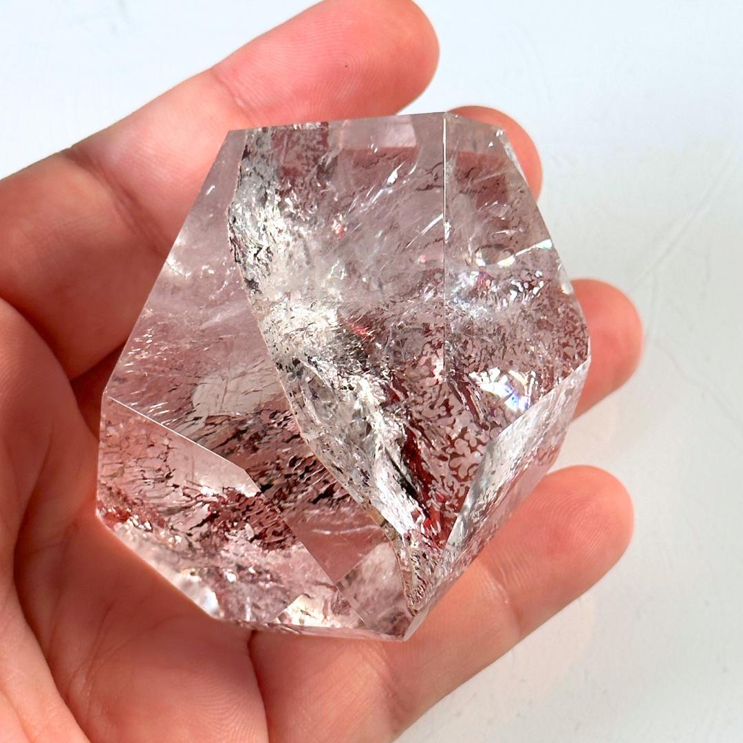 Fire Quartz Freeform | High Quality Crystal | Hematoid Quartz | US Seller
