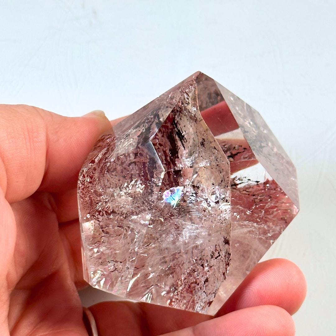 Fire Quartz Freeform | High Quality Crystal | Hematoid Quartz | US Seller