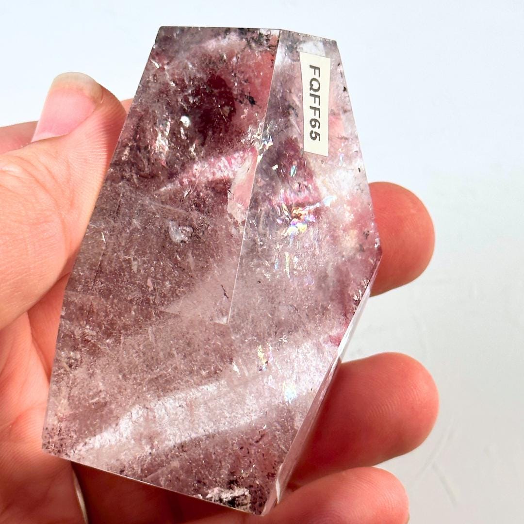 Fire Quartz Freeform | High Quality Crystal | Hematoid Quartz | US Seller