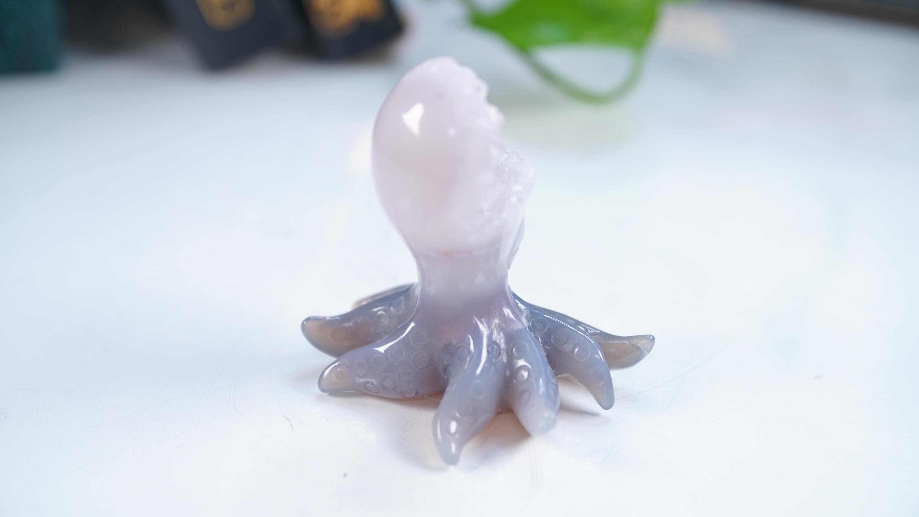 Druzy Agate Octopus Crystal Penguin Carving Geode Statement Piece