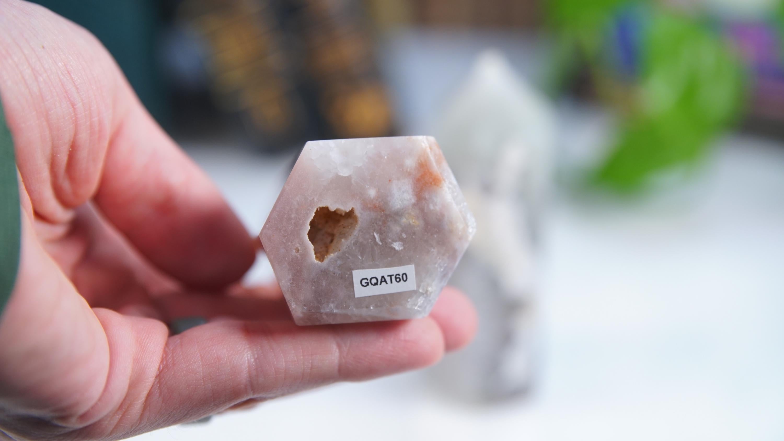 Green Quartz Pink Amethyst Tower Points Wand Spiritual Meditation Energy Reiki Quartz Stone Points Healing Love