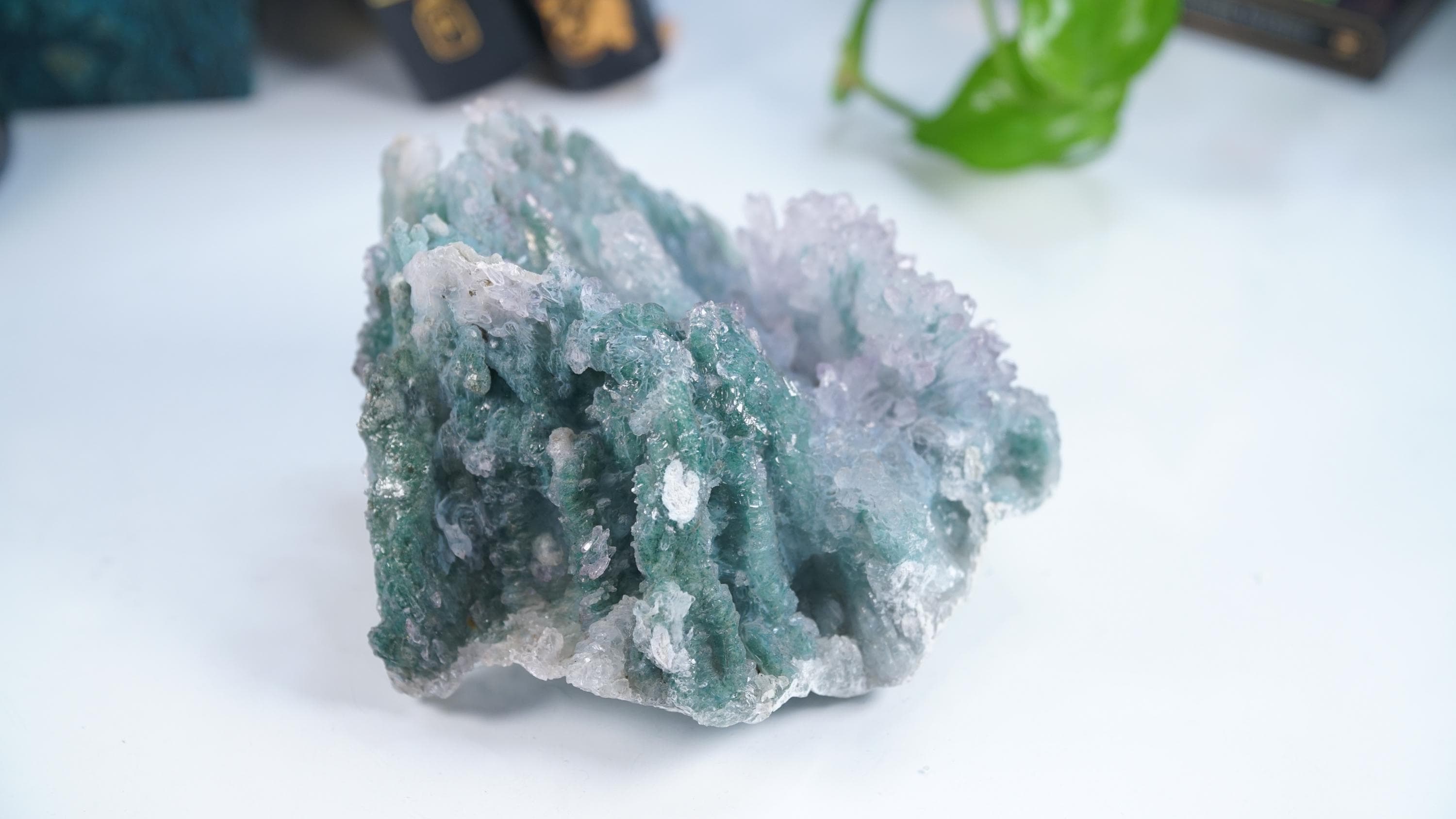 Amethyst Flower Cluster Crystal With Stand, Energy Healing Amethyst, Reiki Crystal Feng Shui Altar Home Decor Office