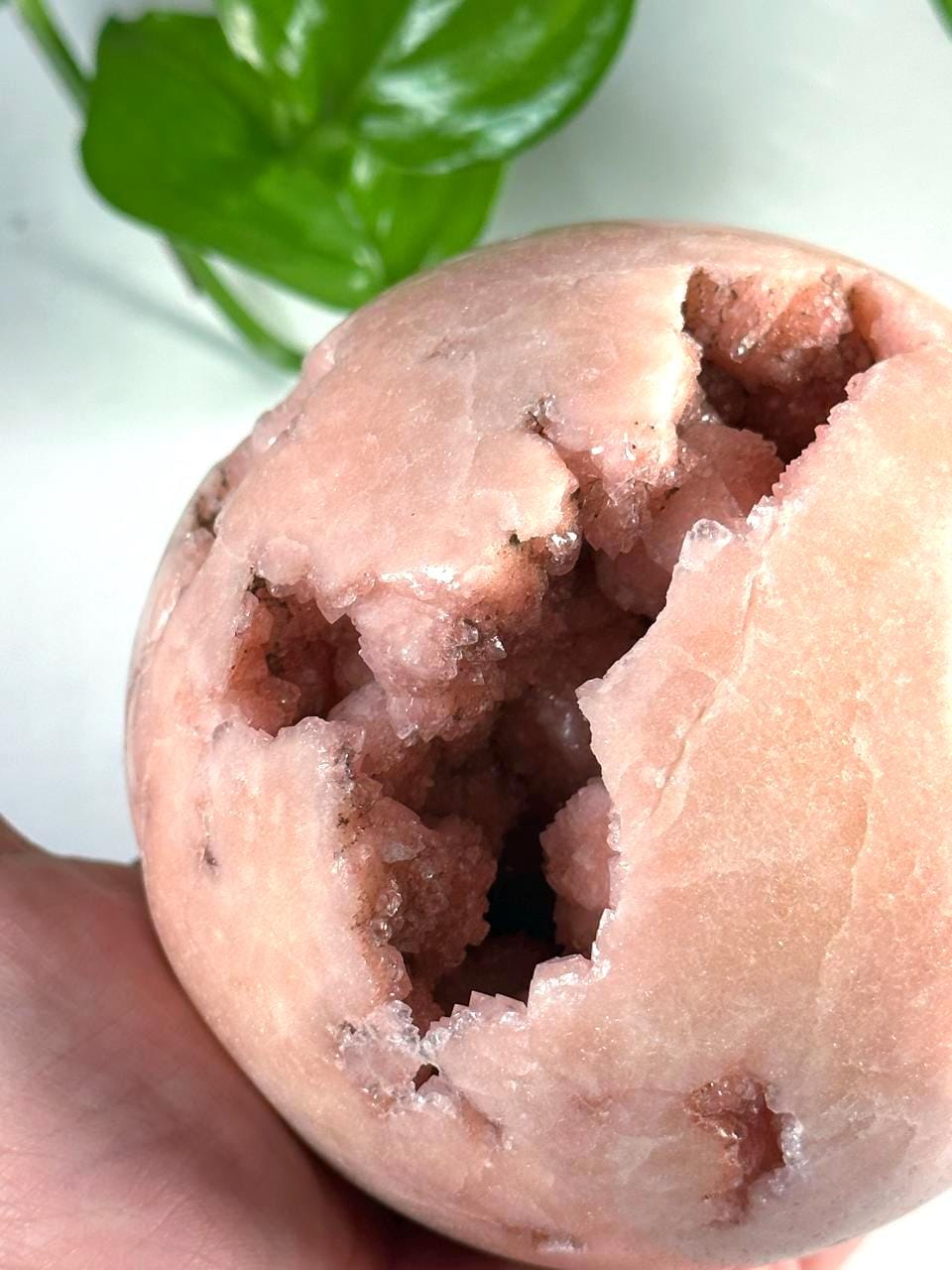 Druzy Pink Amethyst Agate Crystal Sphere, Healing Sphere, Crystal Sphere, Chakra Healing, Reiki Healing Altar Calm Trust Grace