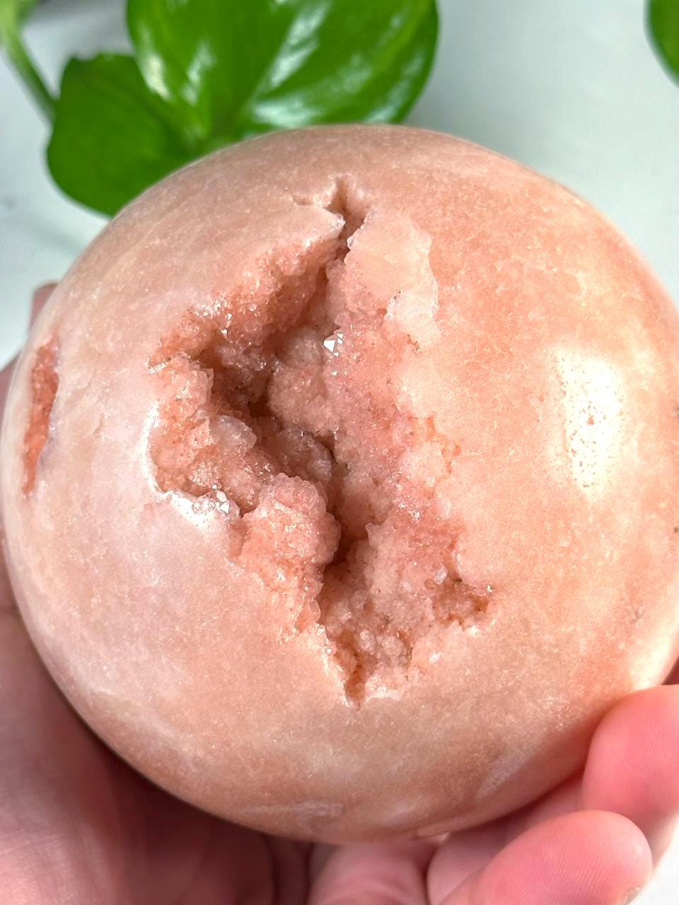 Druzy Pink Amethyst Agate Crystal Sphere, Healing Sphere, Crystal Sphere, Chakra Healing, Reiki Healing Altar Calm Trust Grace