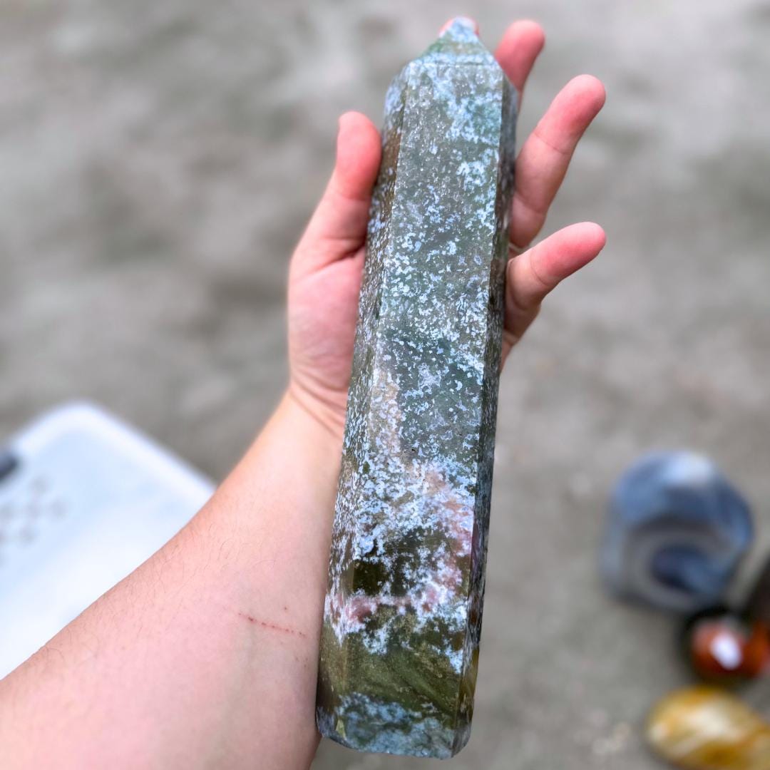 80% OFF Closeout Crystals (Value Over 900) | US Seller | Golden Healer Quartz | Flower Agate | Moss Agate | Spheres | Towers | Carvings