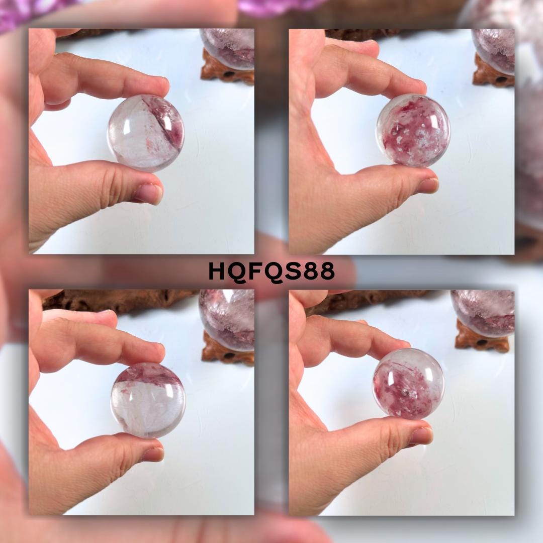 Fire Quartz Sphere | High Quality Crystal | Hematoid Quartz | US Seller