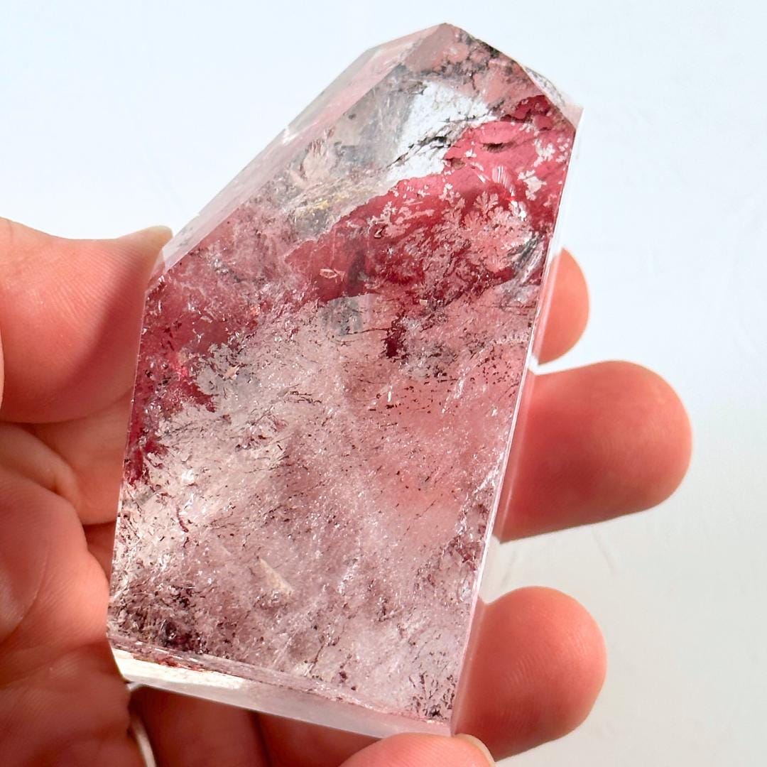 Fire Quartz Freeform | High Quality Crystal | Hematoid Quartz | US Seller