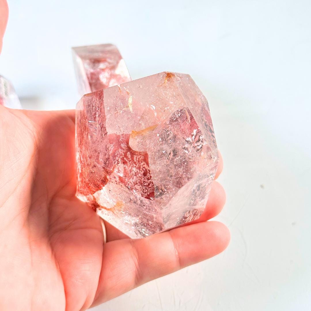 Fire Quartz Freeform | High Quality Crystal | Hematoid Quartz | US Seller