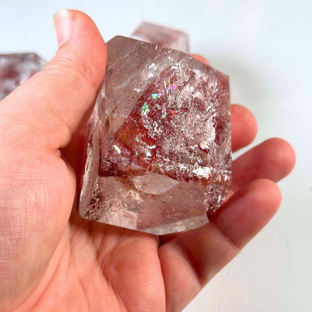 Fire Quartz Freeform | High Quality Crystal | Hematoid Quartz | US Seller