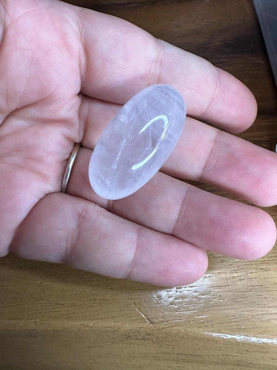 Periwinkle Lavender Rose Quartz Tumble | High Quality Crystal | Rose Quartz | US Seller