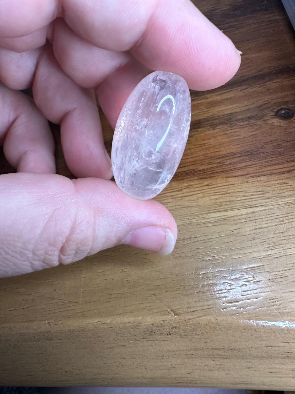 Star Rose Quartz Tumble | High Quality Crystal | Rose Quartz | US Seller