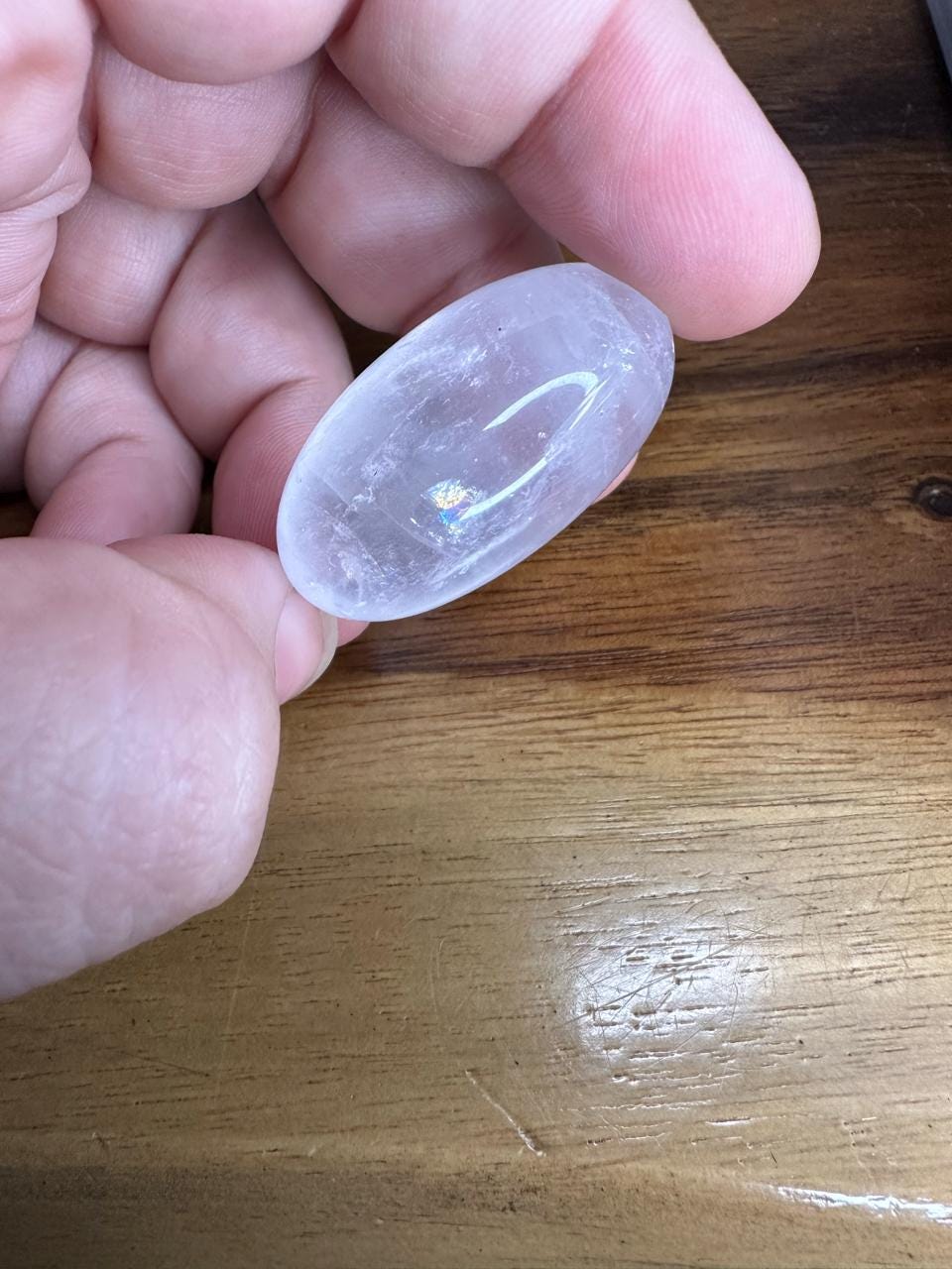 Periwinkle Lavender Rose Quartz Tumble | High Quality Crystal | Rose Quartz | US Seller