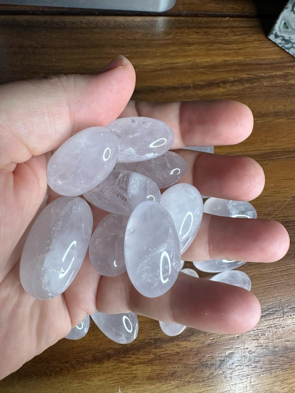 Periwinkle Lavender Rose Quartz Tumble | High Quality Crystal | Rose Quartz | US Seller
