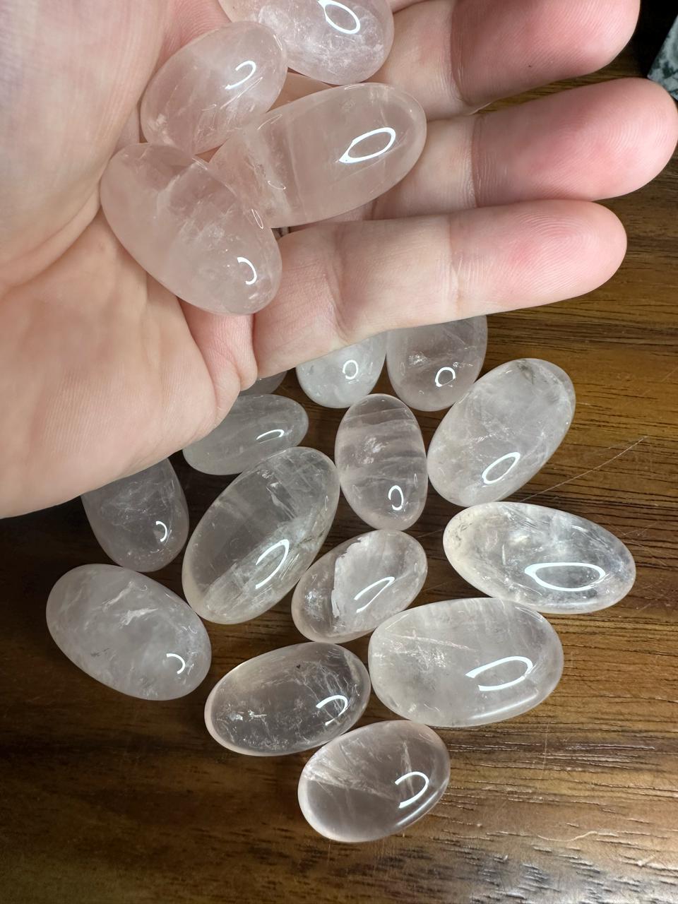 Star Rose Quartz Tumble | High Quality Crystal | Rose Quartz | US Seller