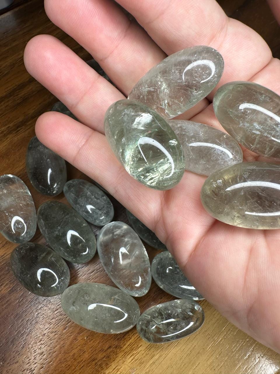 Green Quartz Tumbles | High Quality Crystal | US Seller