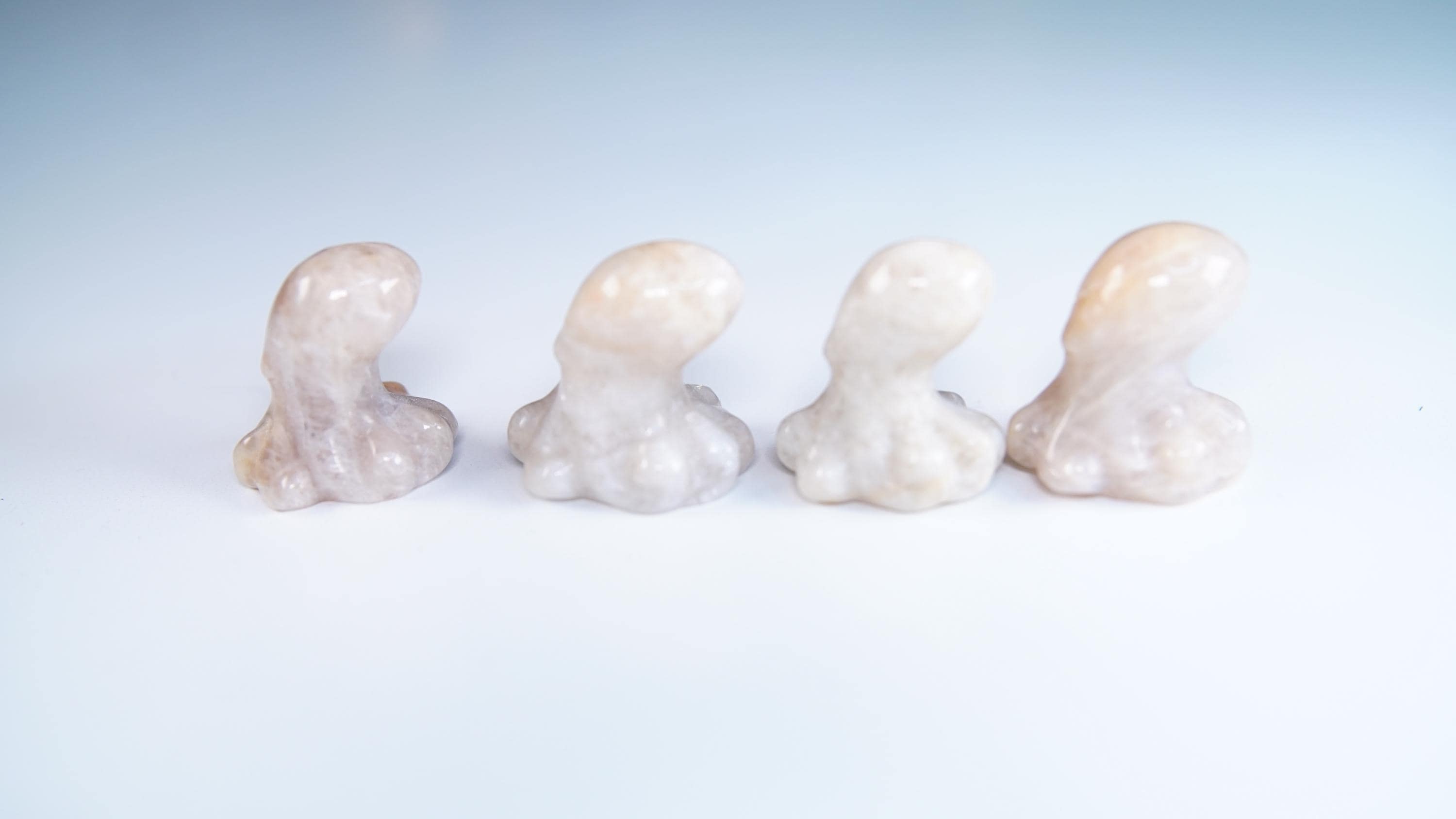 MINI Moonstone Octopus | US Seller | Chakra Healing, Reiki Healing Altar Balance Intuition