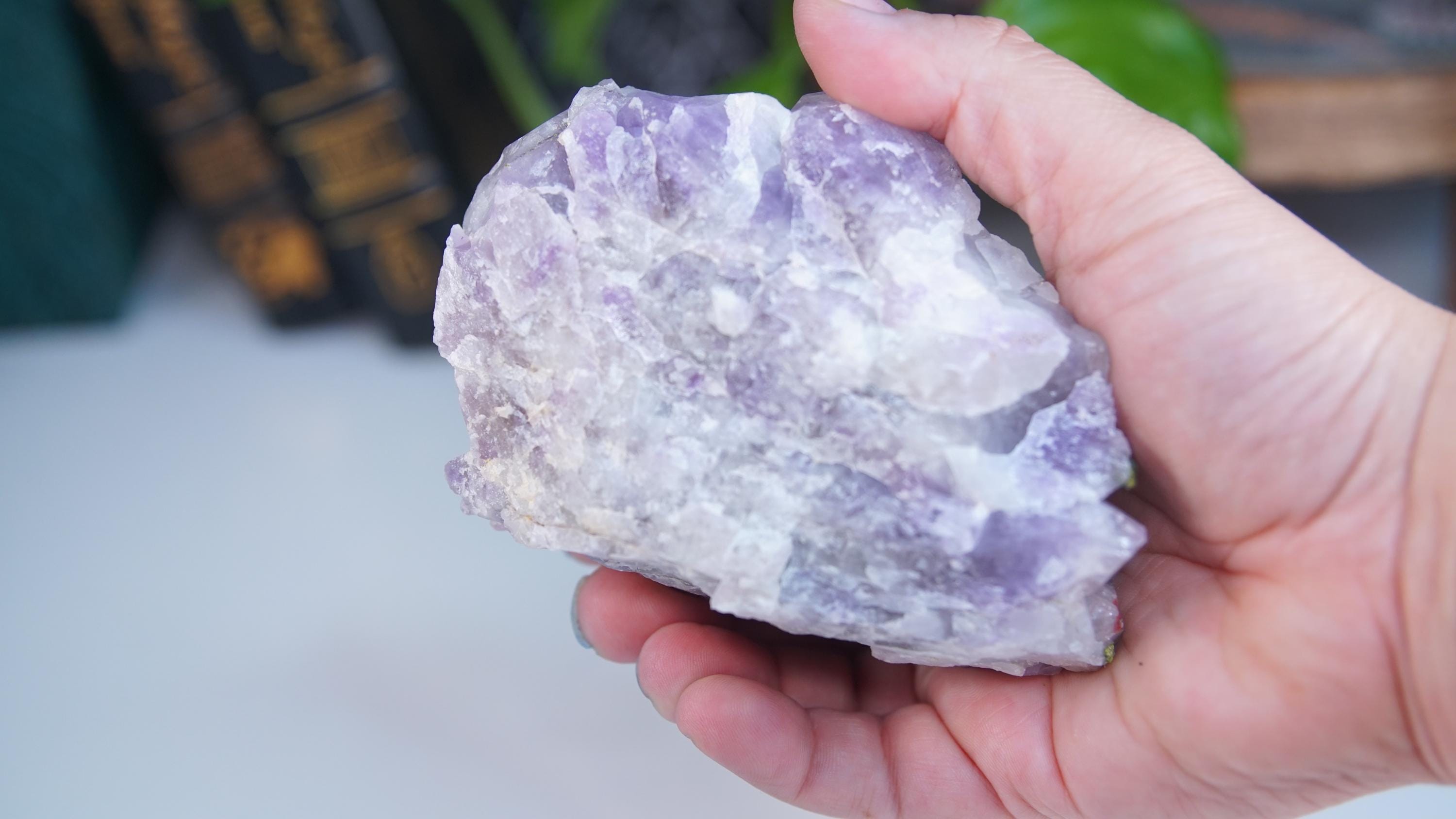 Amethyst Super Seven Chinese Garden Quartz Epidote Cluster | Energy Healing Amethyst | Reiki Crystal Feng Shui Altar Home Decor Office