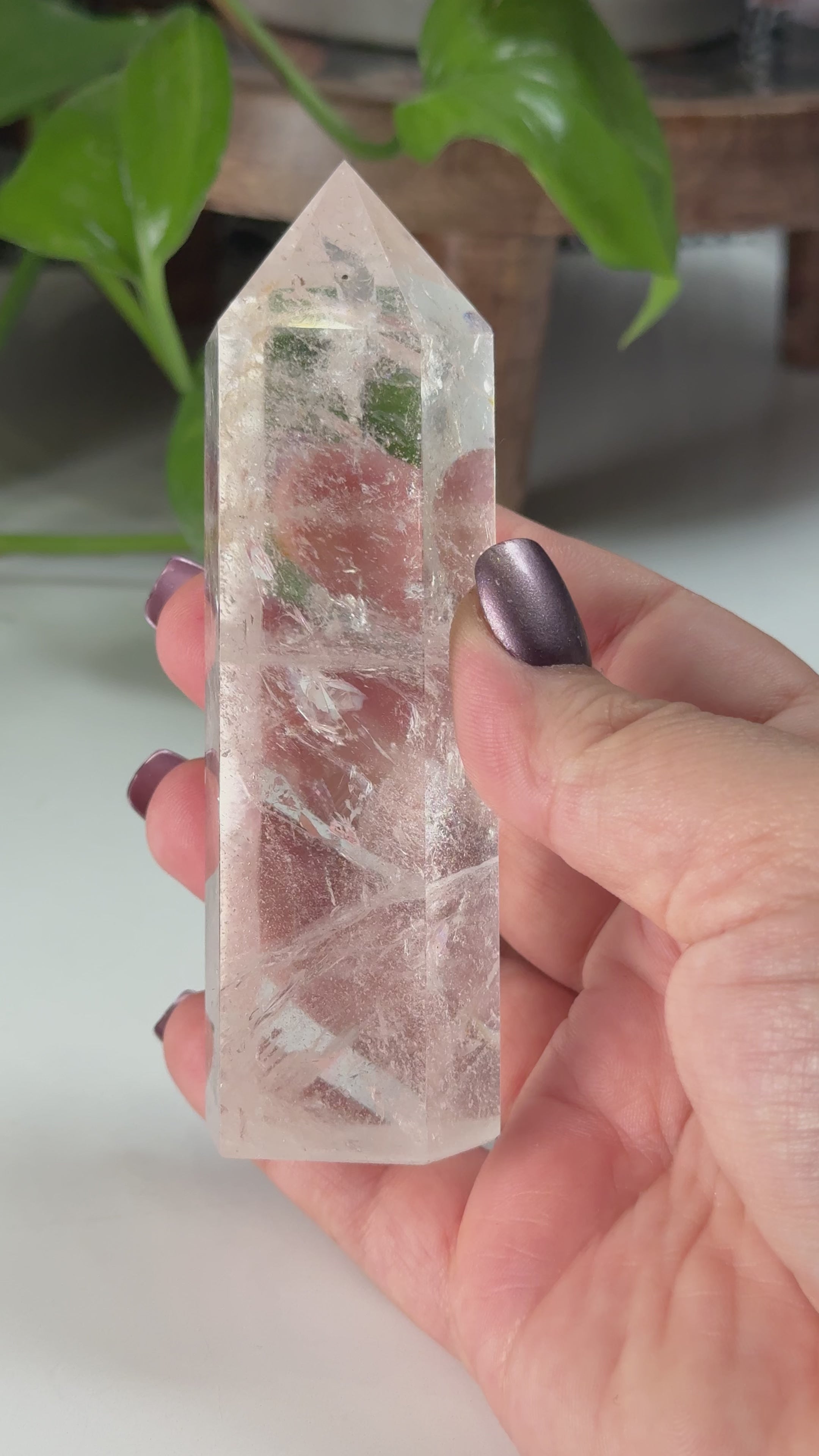 Large Chunky Rainbow Clear Quartz Towers | High Quality Quartz