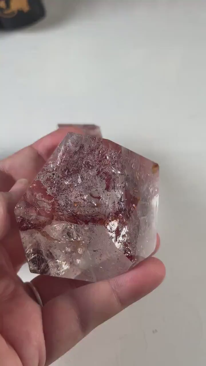 Fire Quartz Freeform | High Quality Crystal | Hematoid Quartz | US Seller