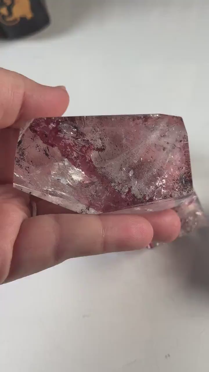 Fire Quartz Freeform | High Quality Crystal | Hematoid Quartz | US Seller