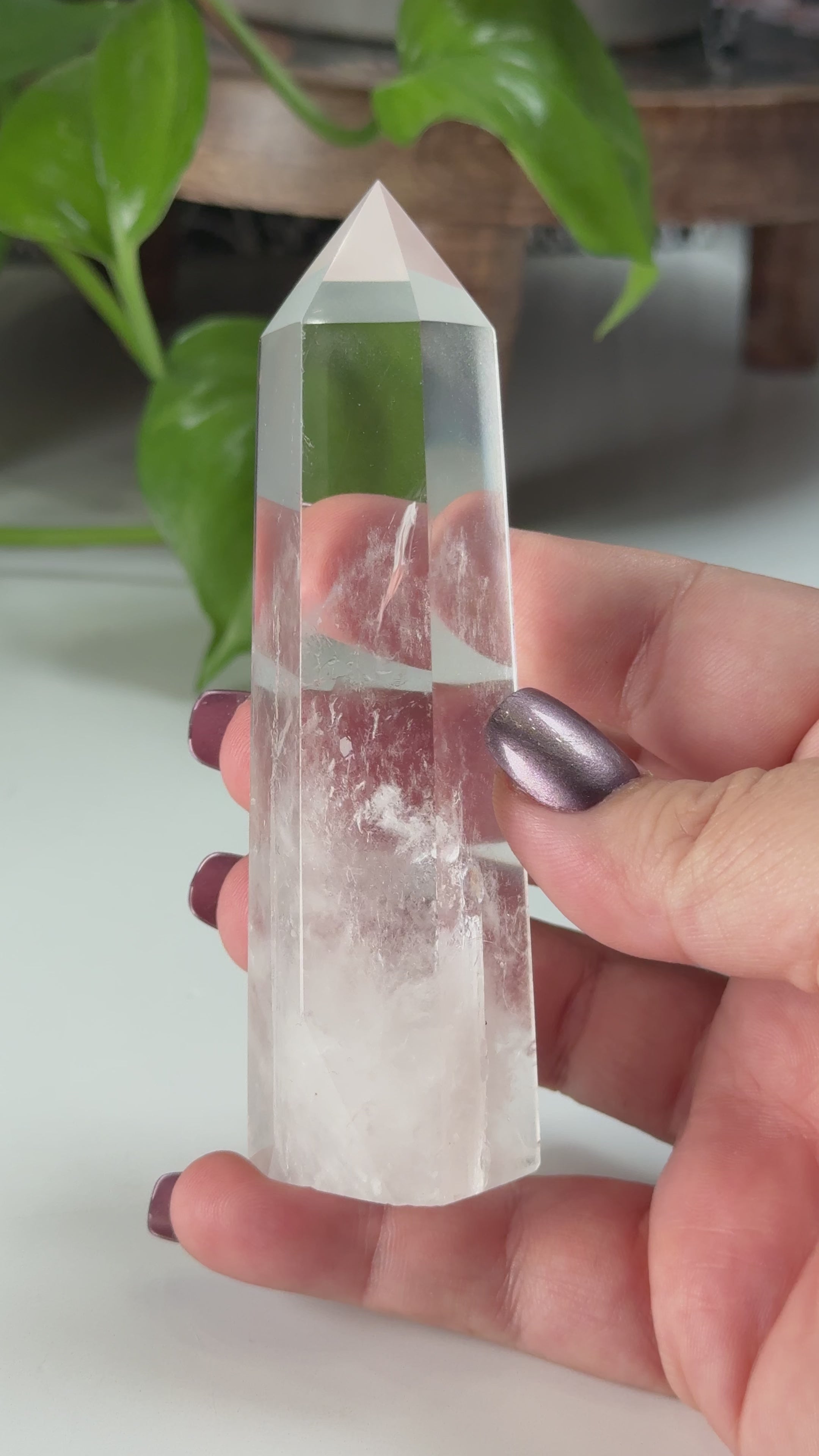 Large Chunky Rainbow Clear Quartz Towers | High Quality Quartz