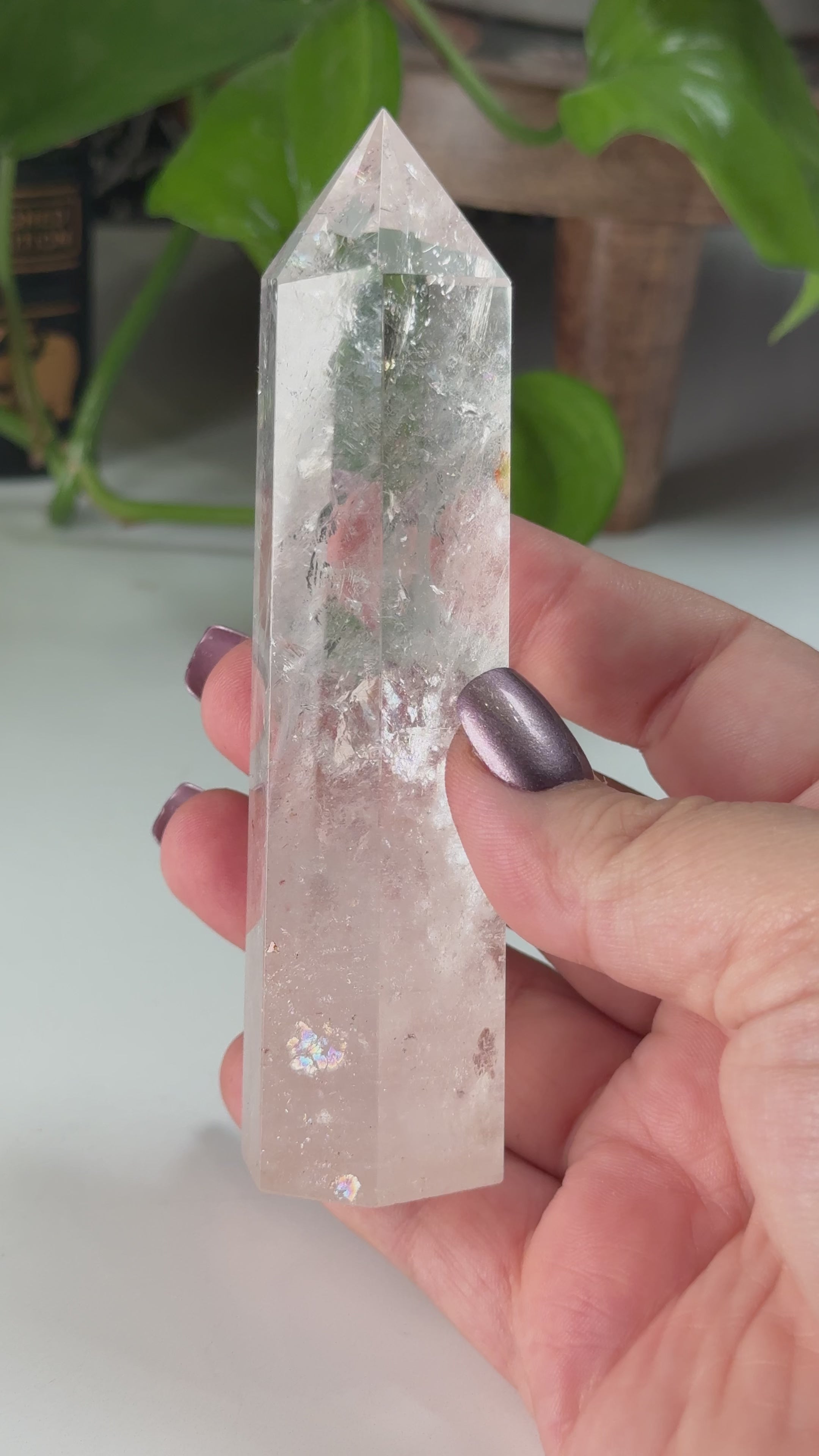 Large Chunky Rainbow Clear Quartz Towers | High Quality Quartz